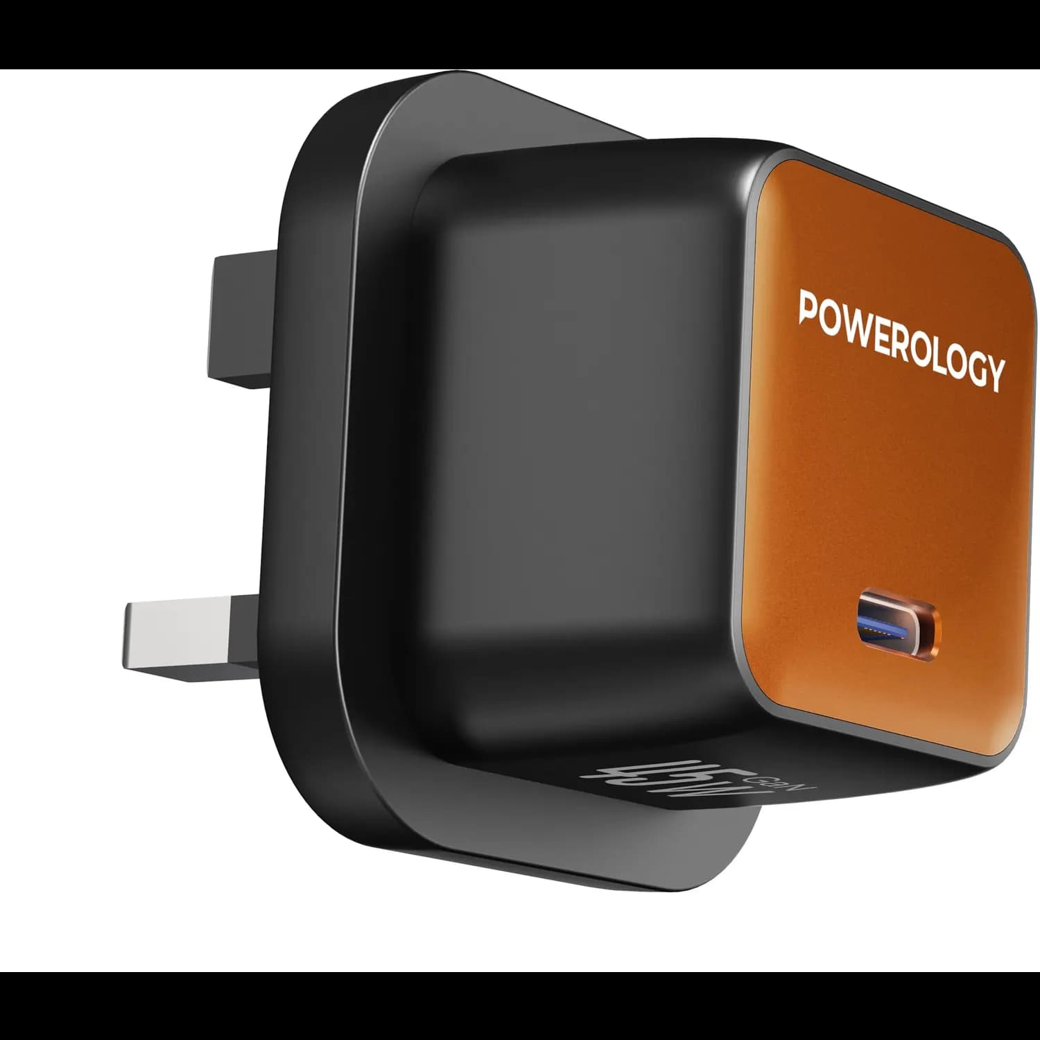 Powerology Charger QX - 45W GaN PD & QC 4.0, Orange 1