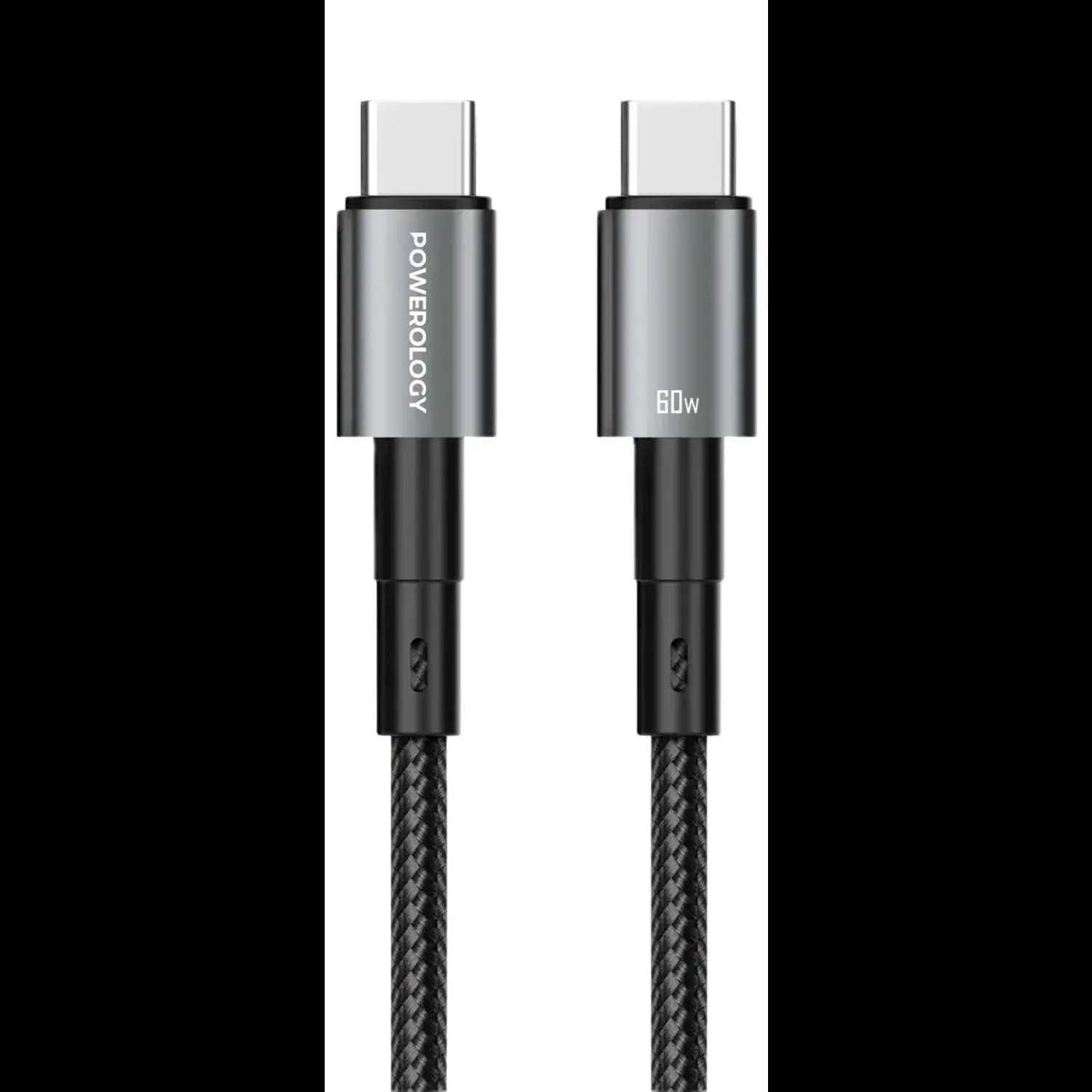 Powerology GaN Charger QX 45W - Single Port Type-C, Black/Grey — Black 4