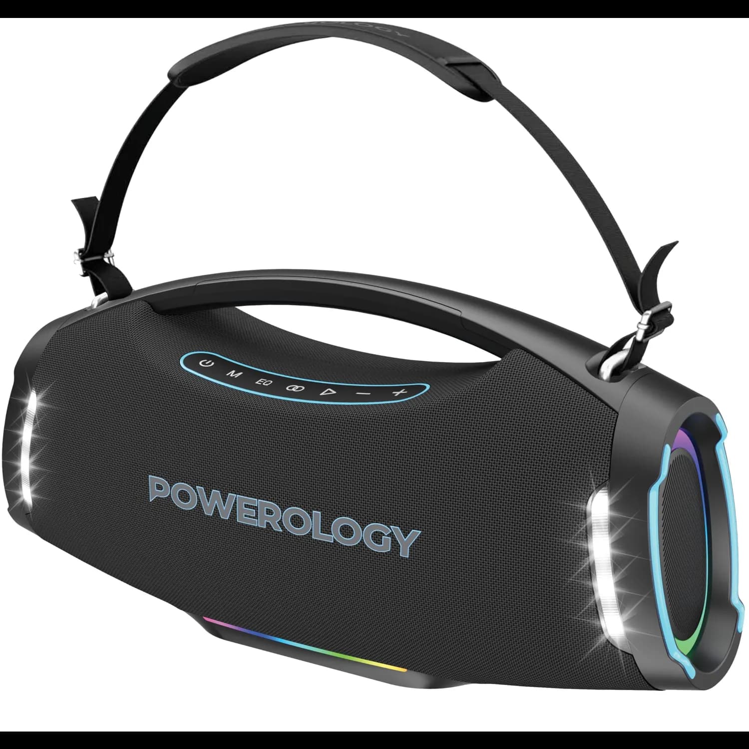 Powerology Bluetooth Speaker - 350W RGB, 16000mAh, IPX5 1