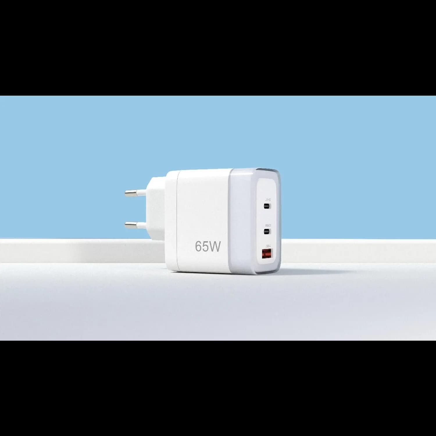 Powerology Fast Charging Adapter LUNEX Series - EU Plug, White 3