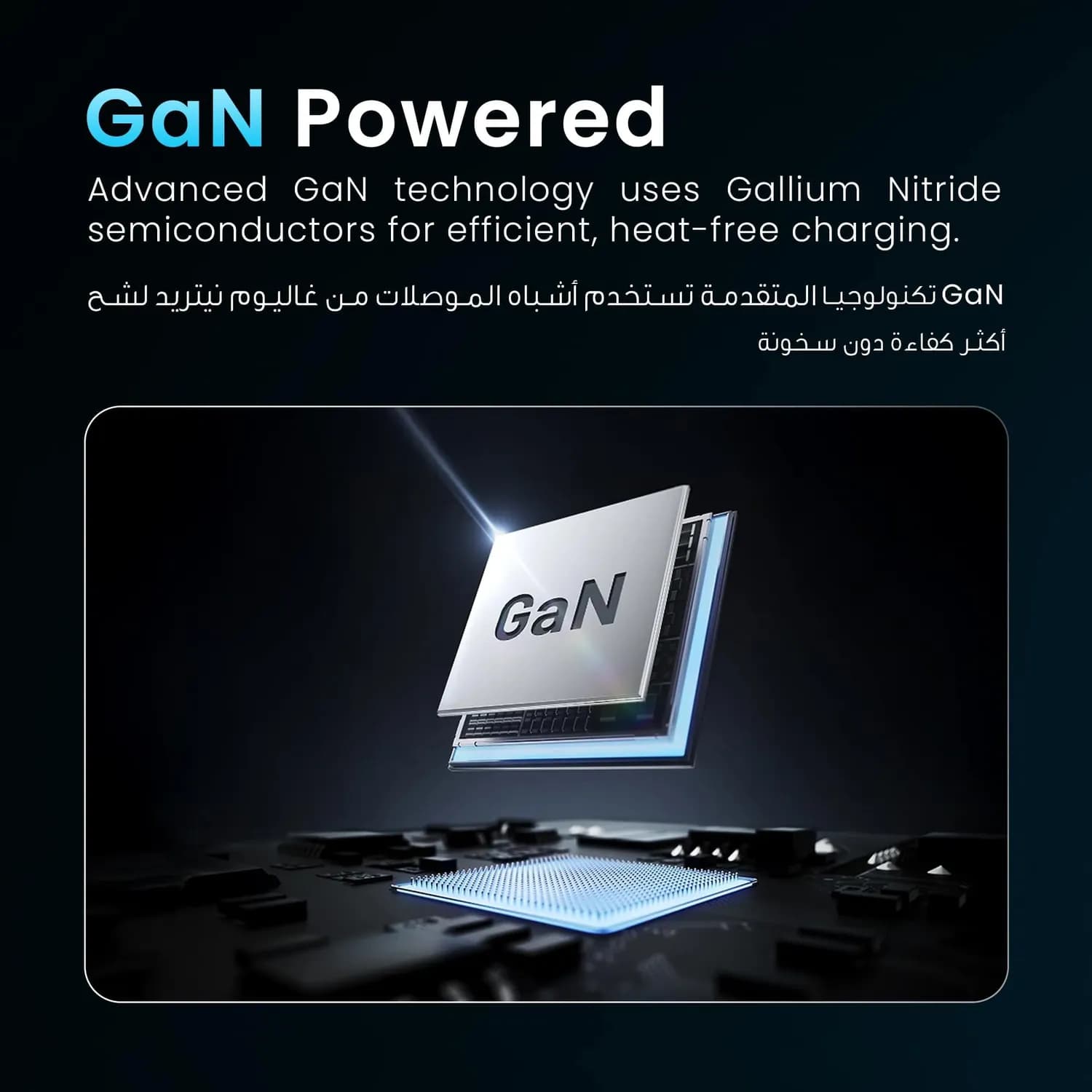 Powerology GaN Charger - 140W, 4-Port with Display, Black 2
