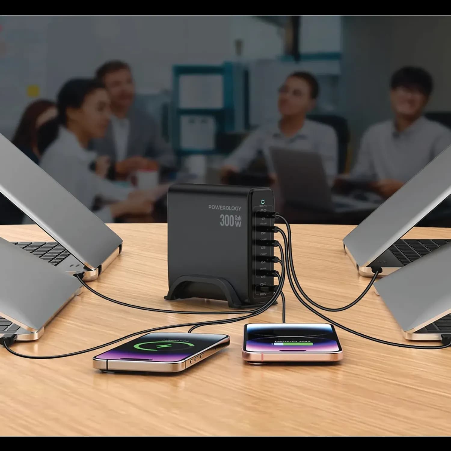 Powerology Charger Volt-X - 300W GaN, Black 2