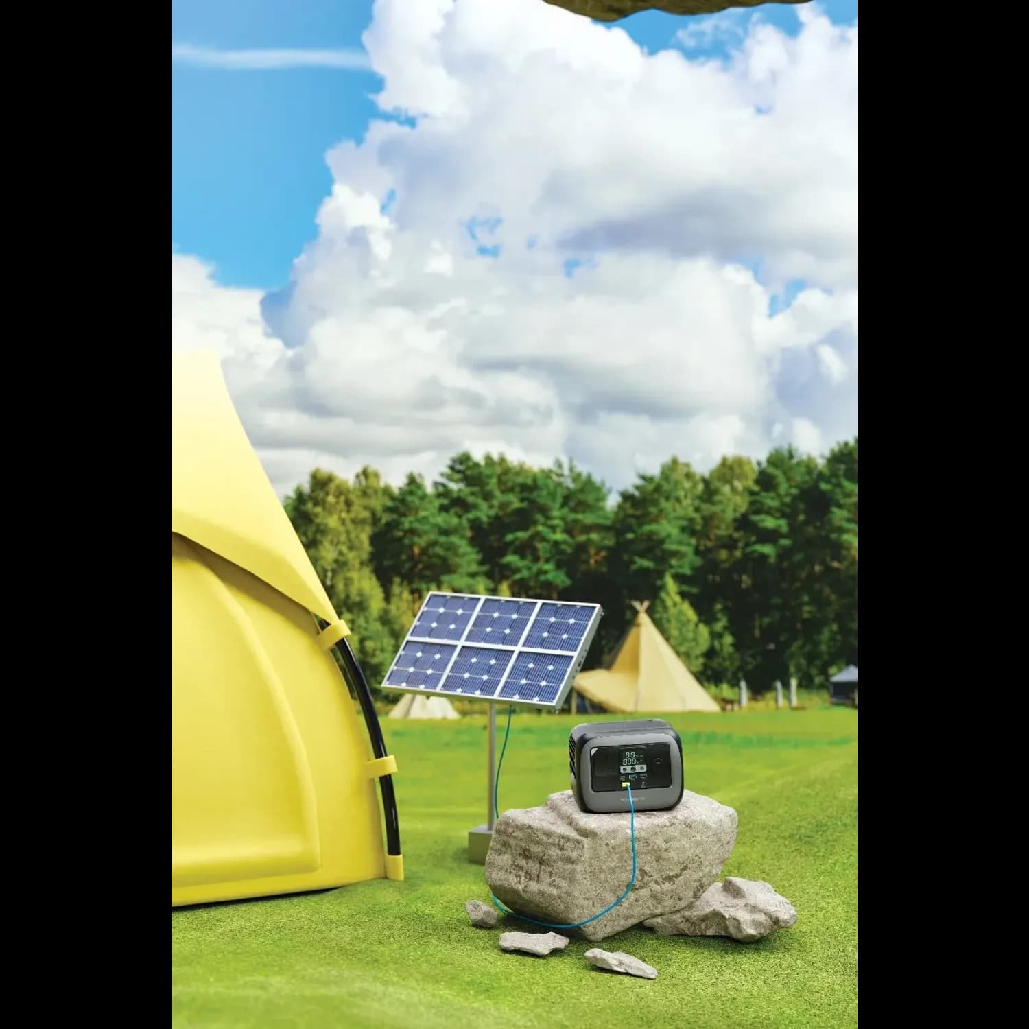 Powerology Portable Power Station Pater I - 300W, Gray 2
