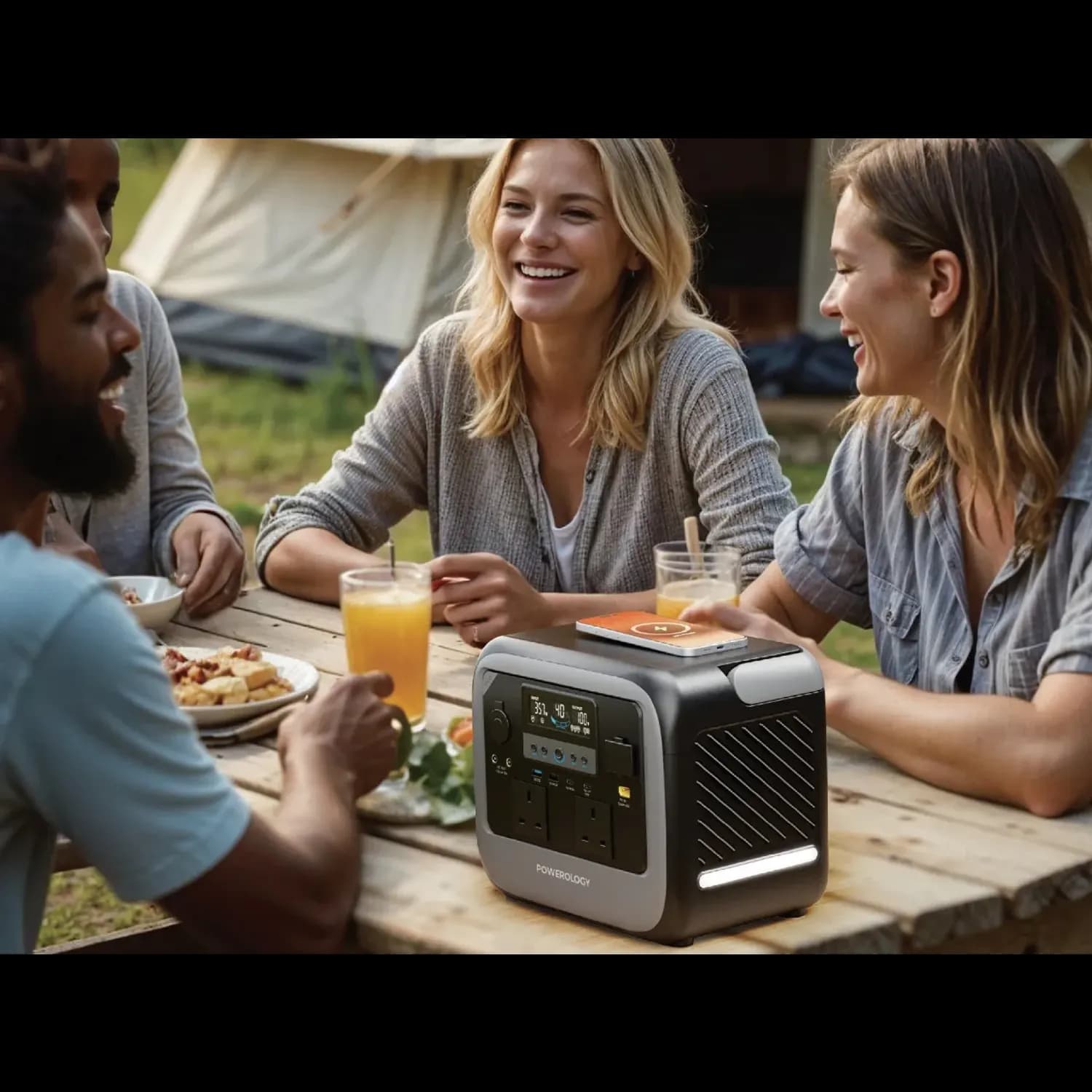 Powerology Portable Power Station Pater II 700W - Gray 2