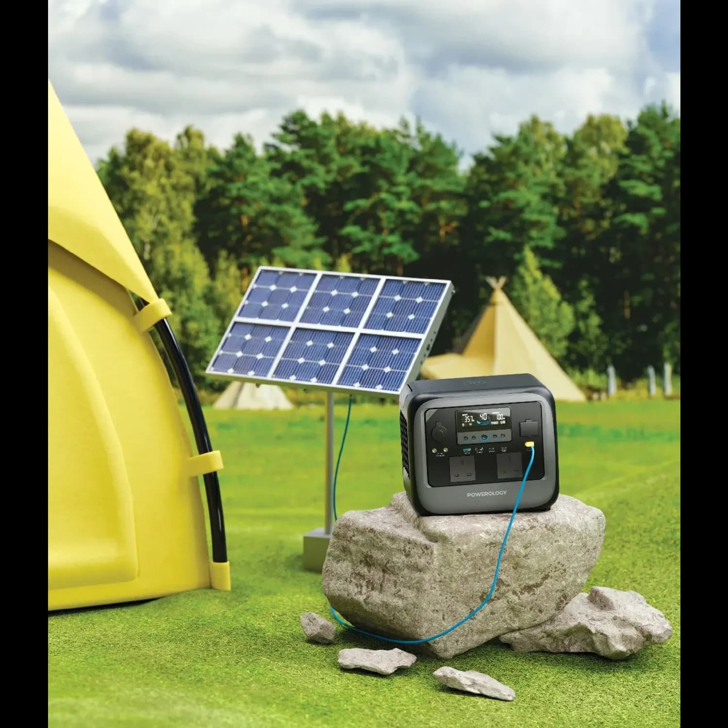 Powerology Portable Power Station Pater II 700W - Gray 4