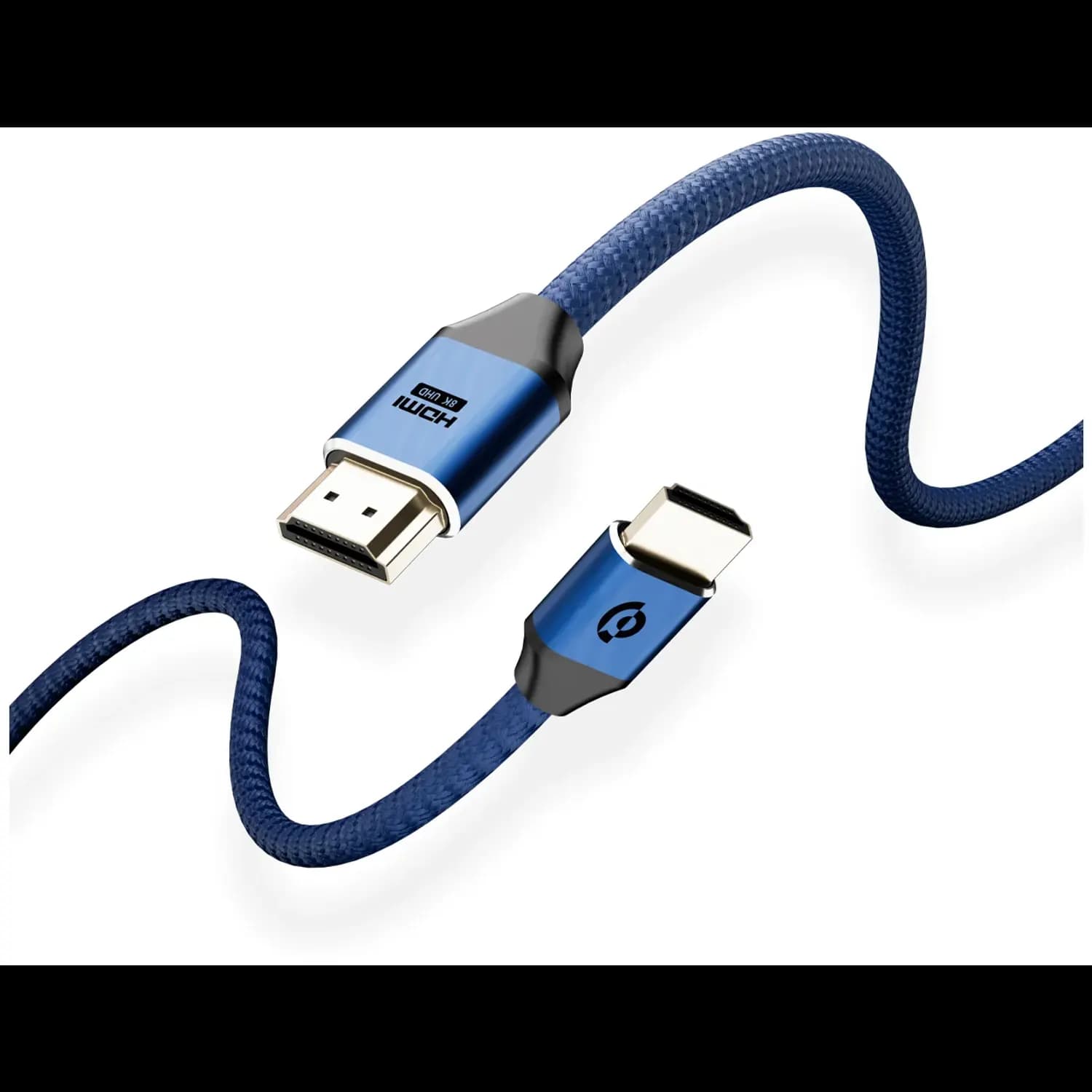 Powerology HDMI Cable - 8K, 2M, Dark Blue — Purple 2