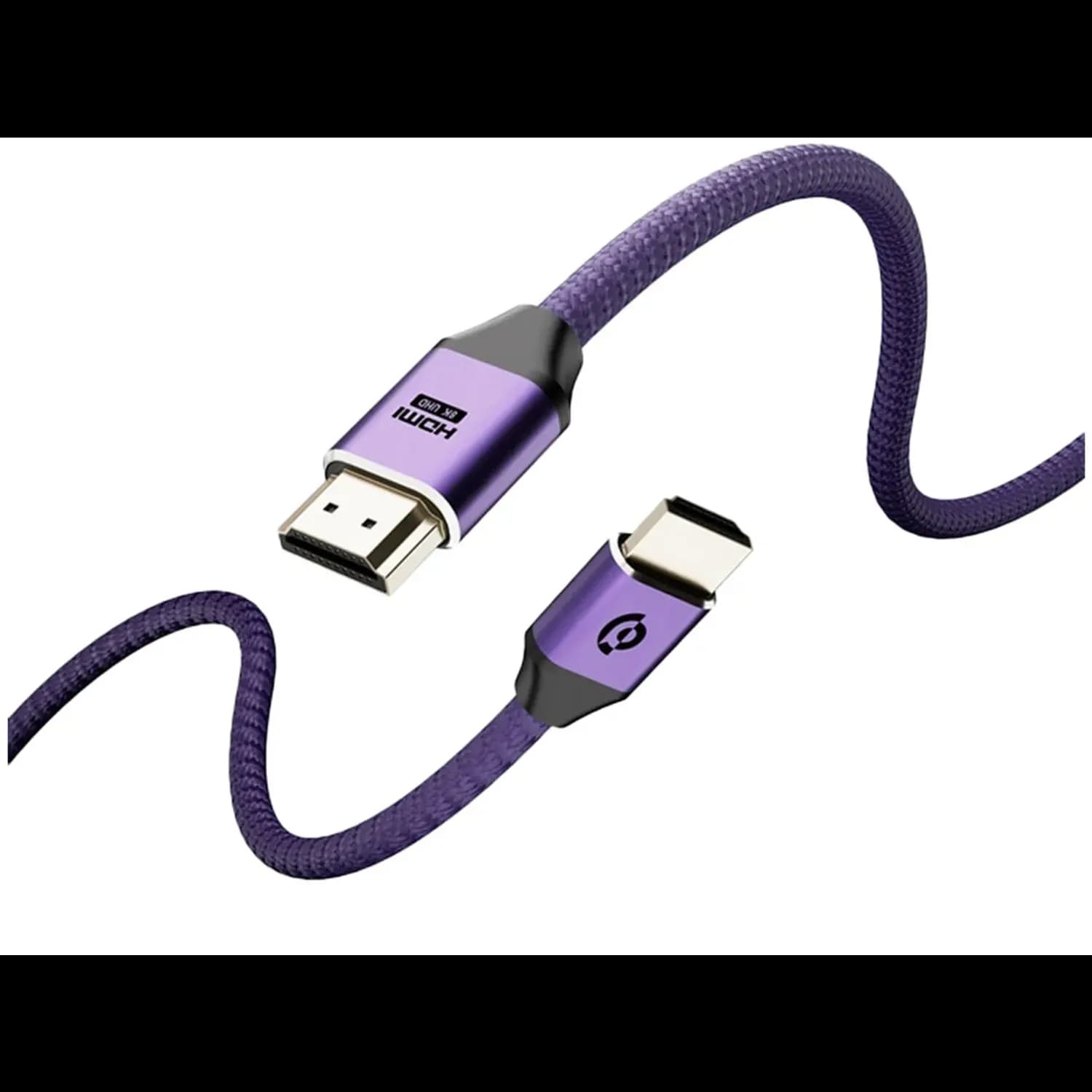 Powerology USB-C Cable - 2m Braided, Purple 1 Powerology USB-C Cable - 2m Braided, Purple 1