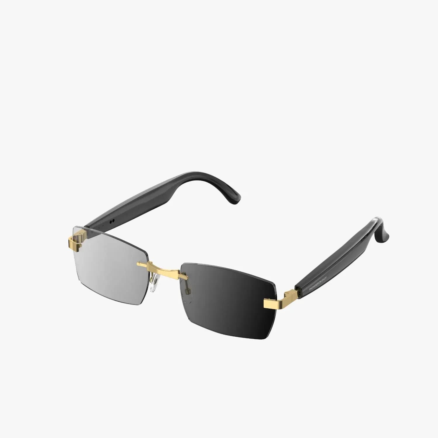Powerology Smart Audio Sunglasses Cannes - Gold/Black 3