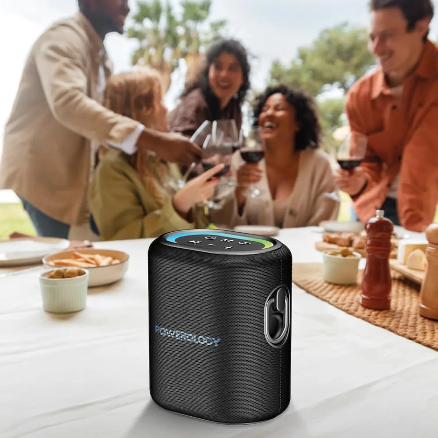 Powerology TWS Speaker - 25W, 4000mAh Battery, Black 2