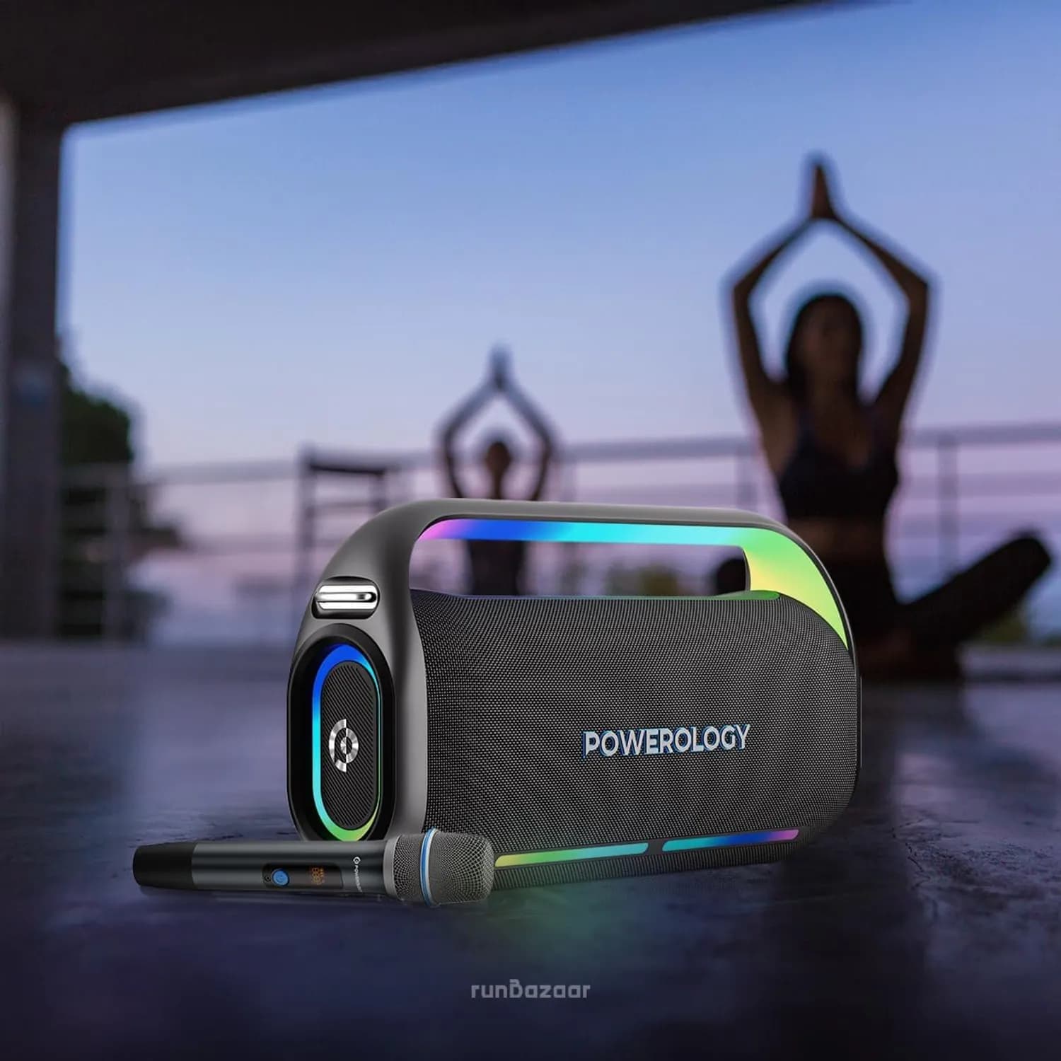 Powerology Karaoke Machine - Bluetooth 5.0, 200W, Black 3
