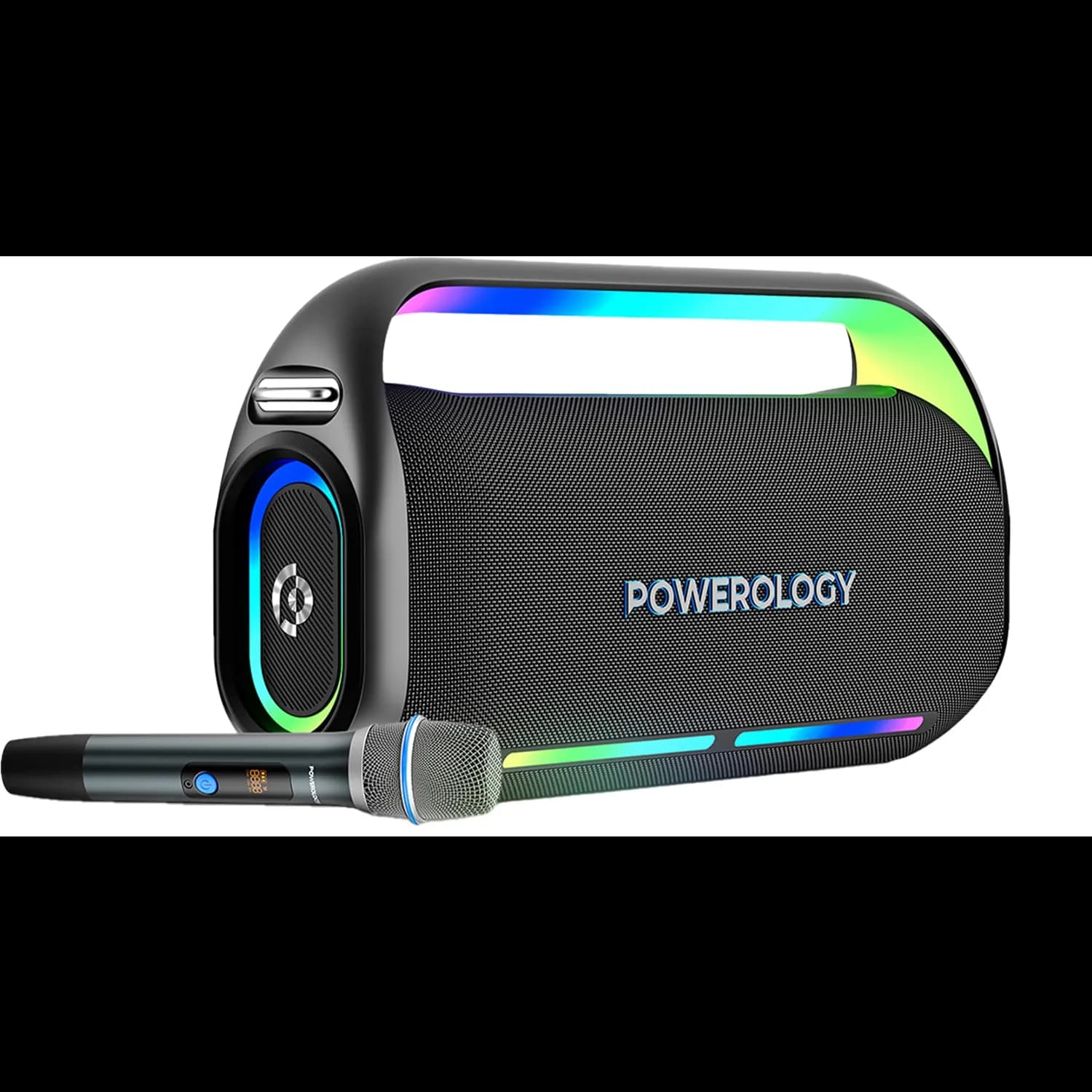 Powerology Karaoke Machine - Bluetooth 5.0, 200W, Black 1