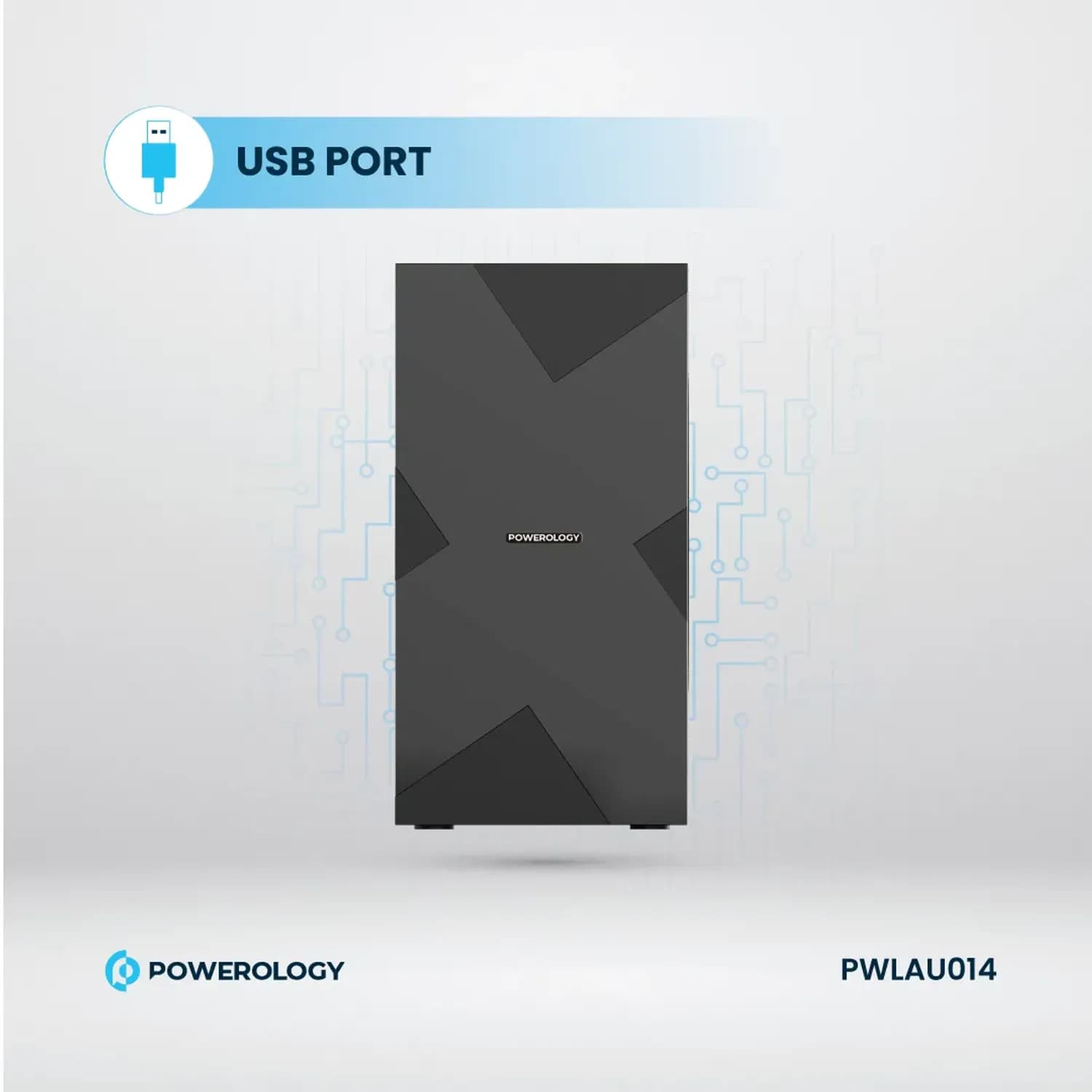 Powerology Home Theater 5.1CH - Bluetooth, Black 5