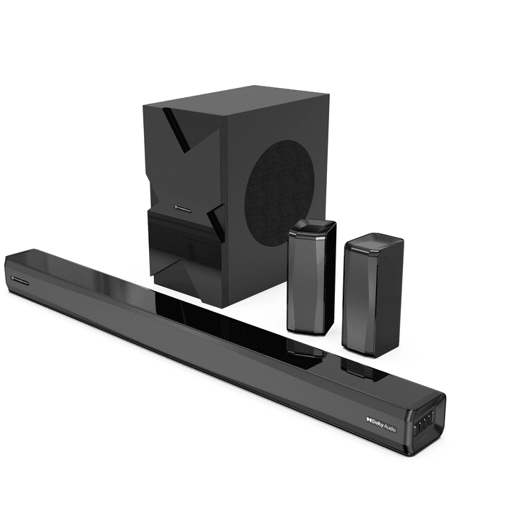 Powerology Home Theater 5.1CH - Bluetooth, Black 1 Powerology Home Theater 5.1CH - Bluetooth, Black 1