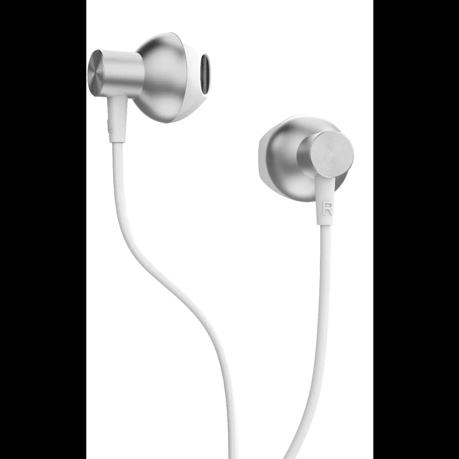 Powerology Lightning Stereo Earphone - HD Sound, White 3