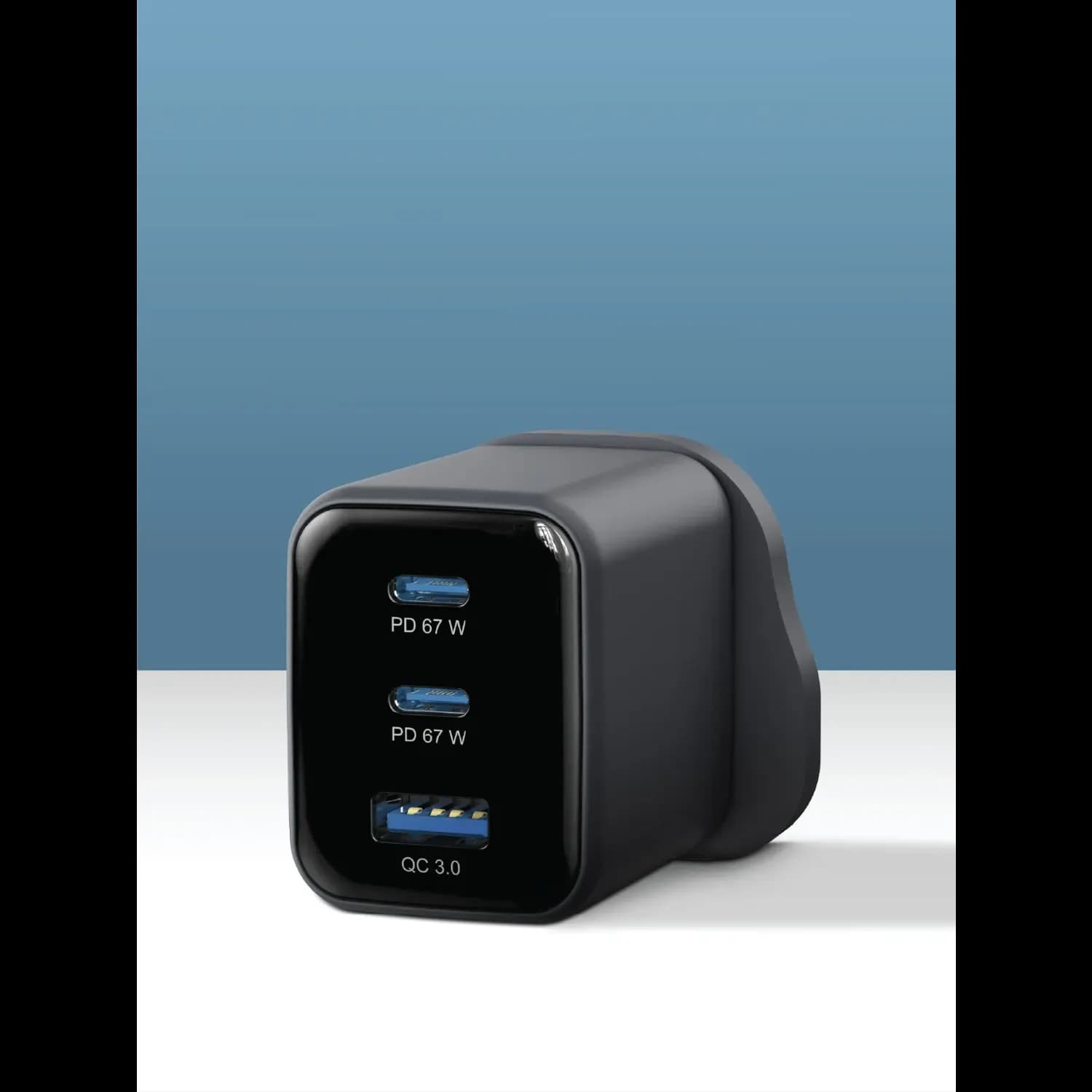 Powerology Wall Charger Volt-X - 67W Multi-Port, Black 4