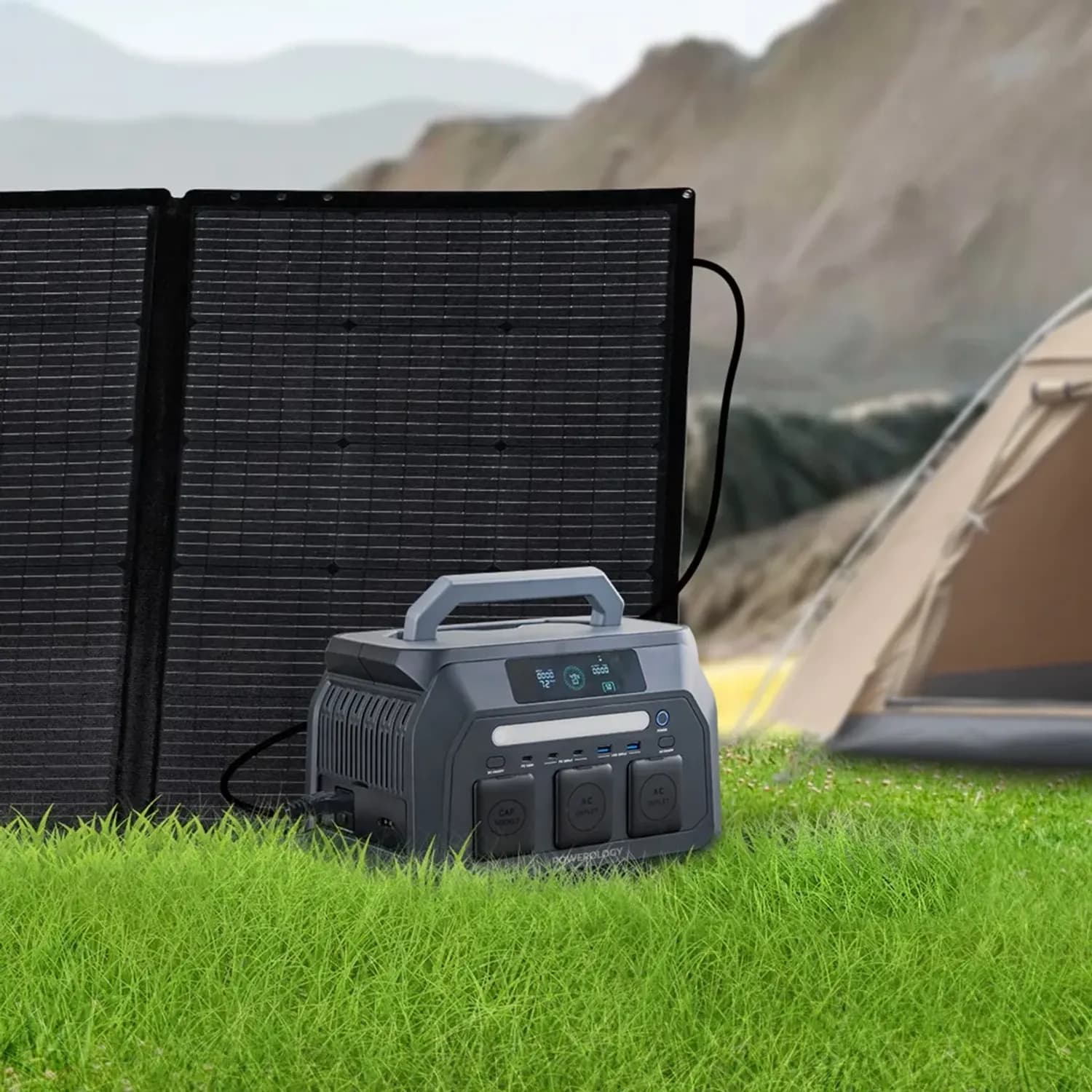 Powerology Portable Power Station Dynamic800 - 800W, Black 4