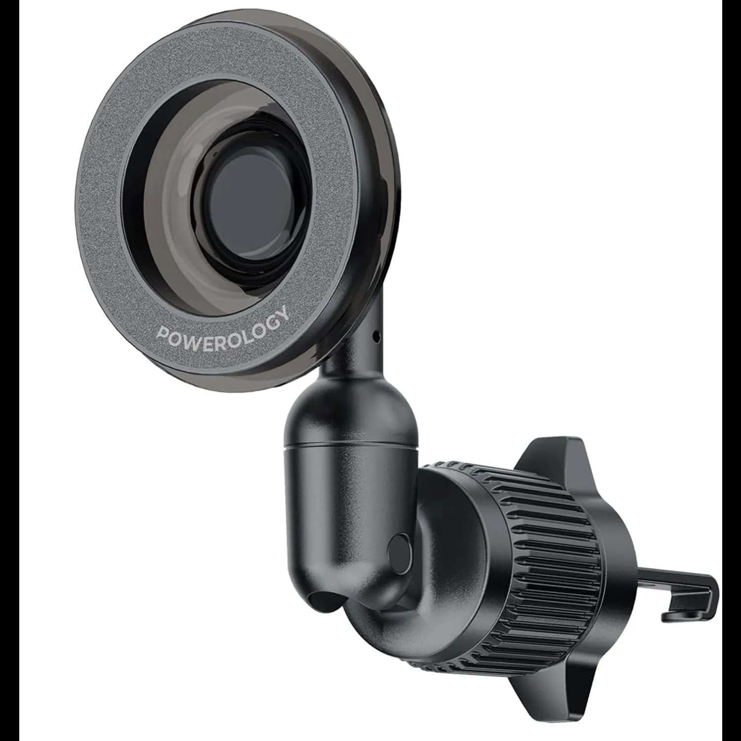 Powerology Car Phone Holder - 360° Rotating, Air Vent Mount, Black 1
