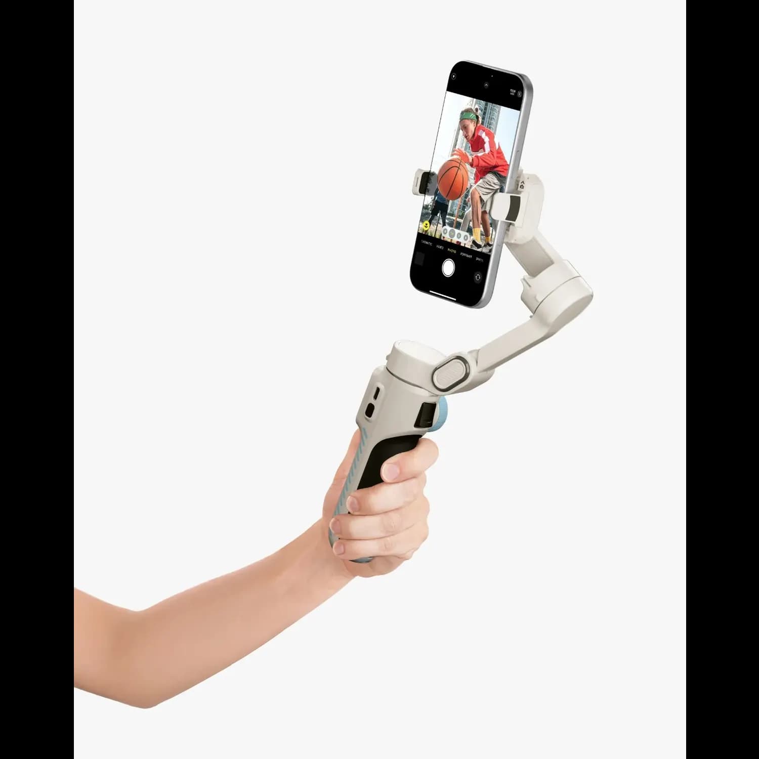 Powerology Smartphone Gimbal Magwave - 3-Axis Magnetic, White 3