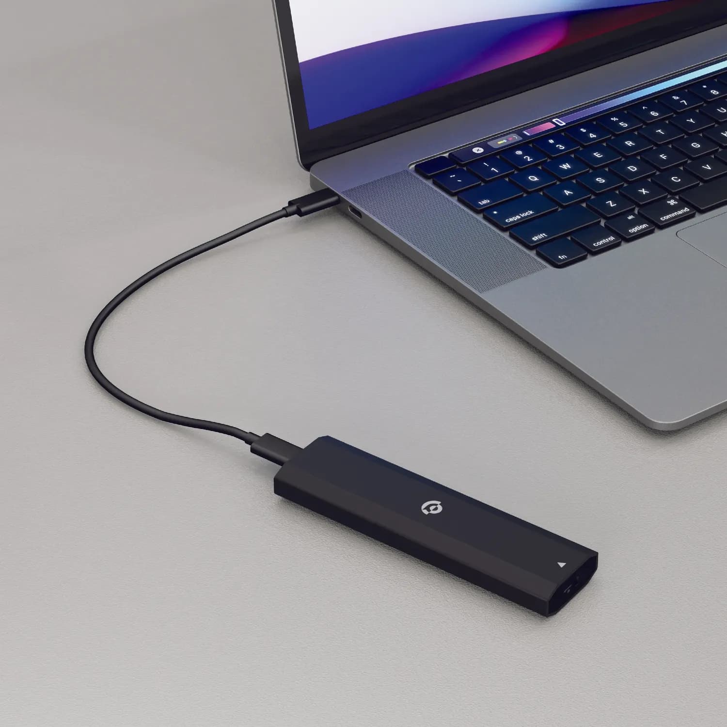 Powerology Portable SSD - 512GB Dual Protocol, Black 5