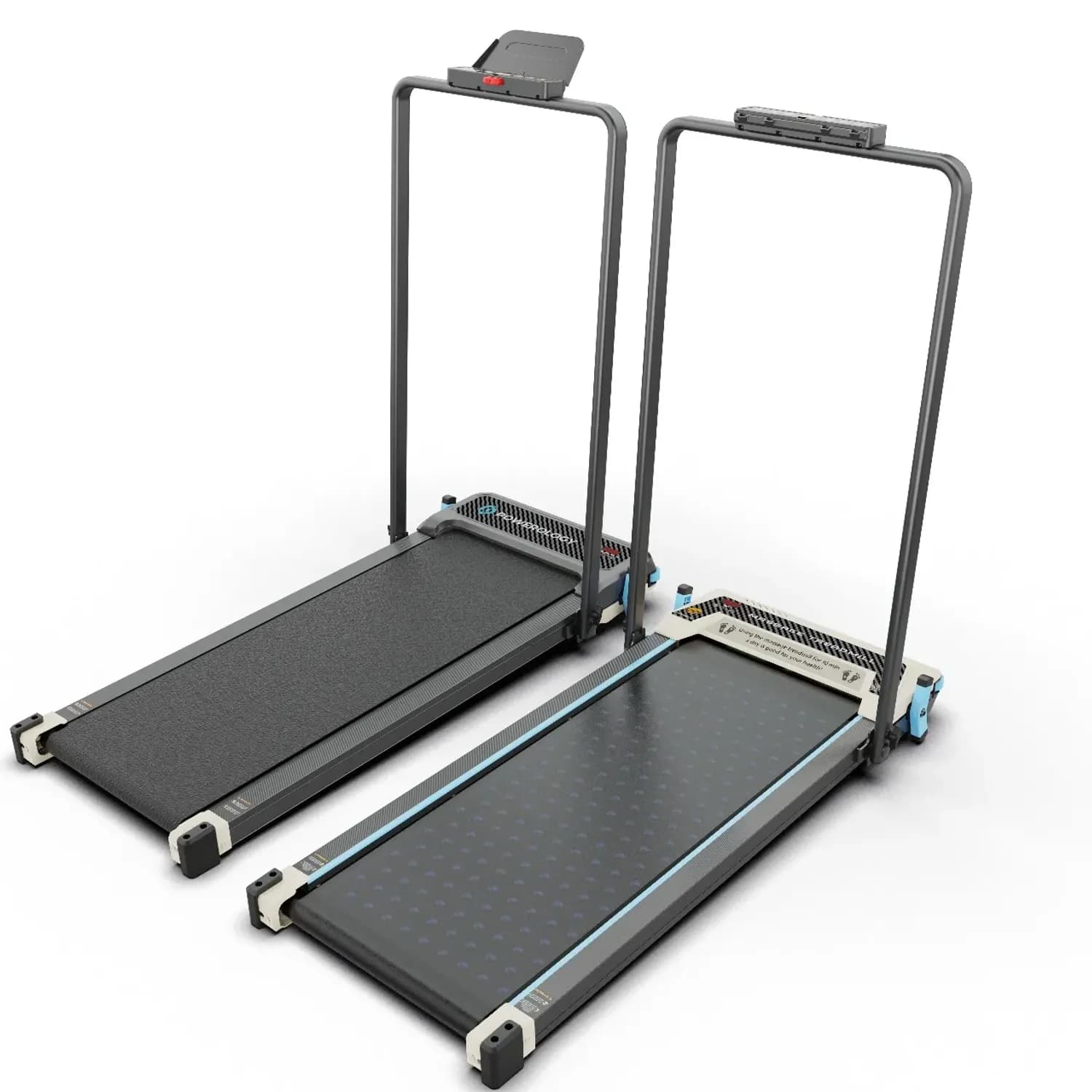 Powerology Treadmill - 2-in-1 Foldable with Massage Pad, Black 4