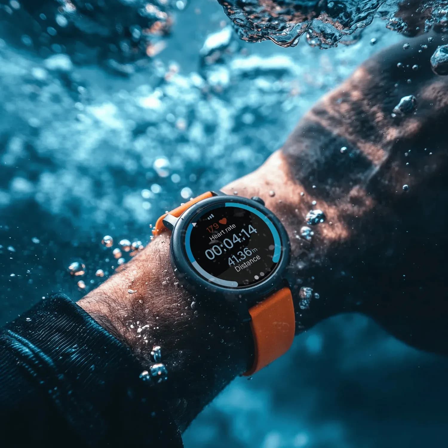 Powerology Smartwatch VeloFit - 1.32" AMOLED Display, Black 2