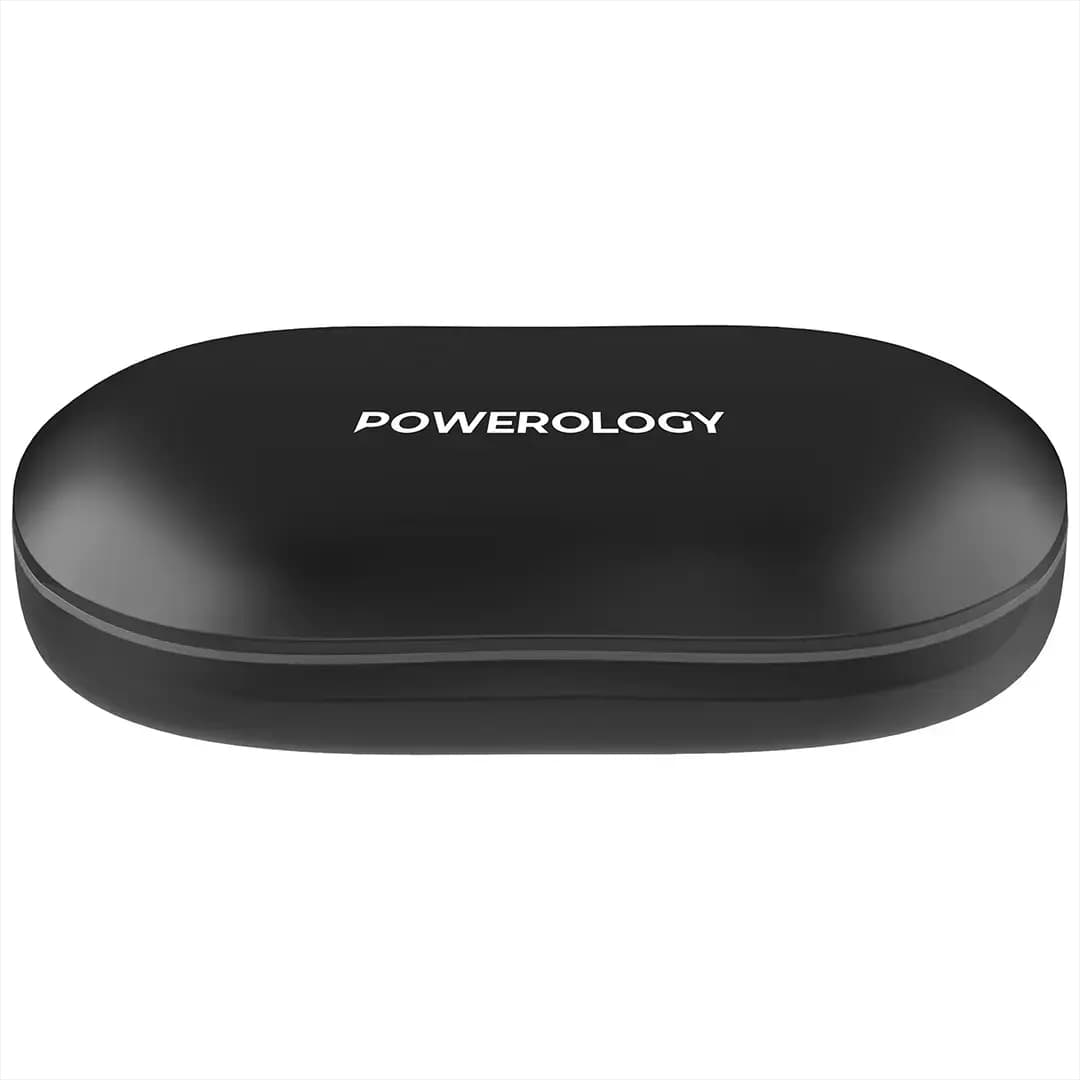 Powerology Oura Open-Ear Earbuds - Black — White 4