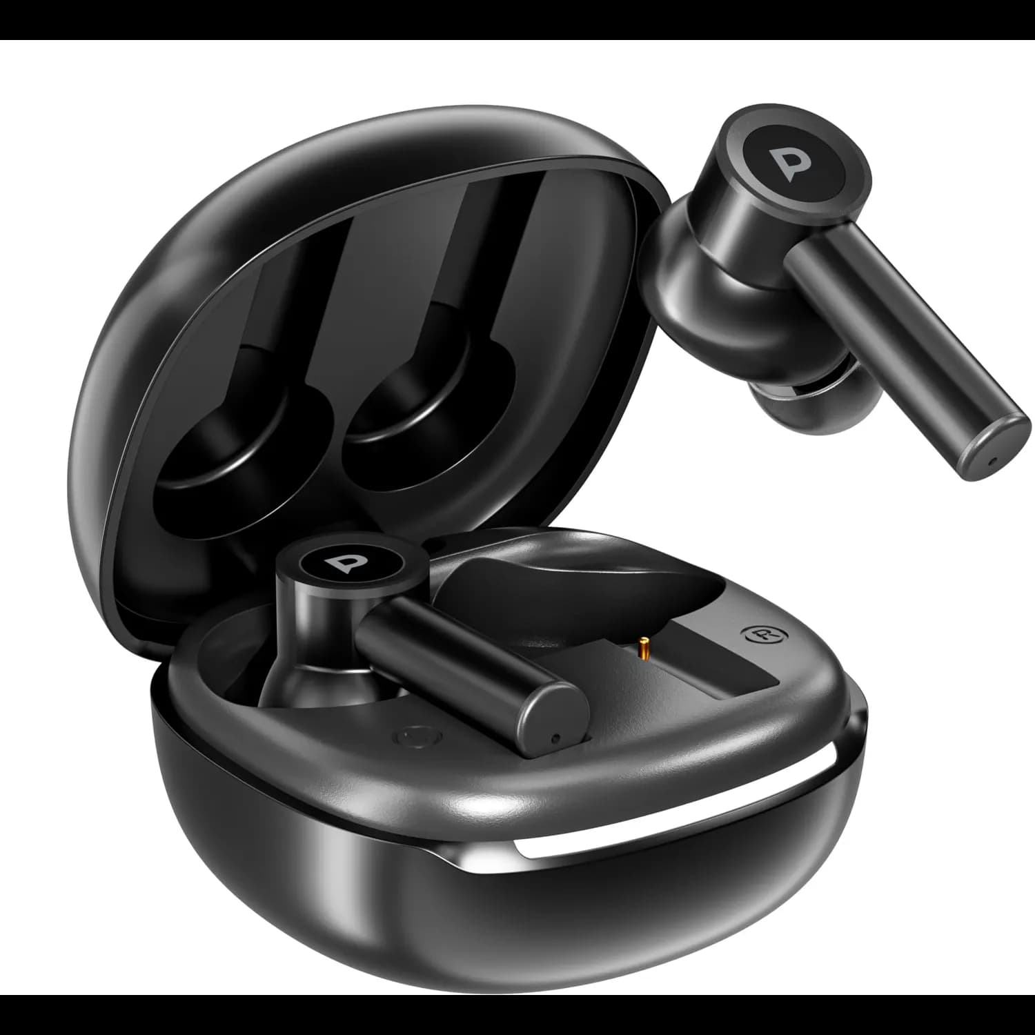 Powerology Wireless Earbuds SABA PWYX55 - ANC, 5H Playtime, Black 1
