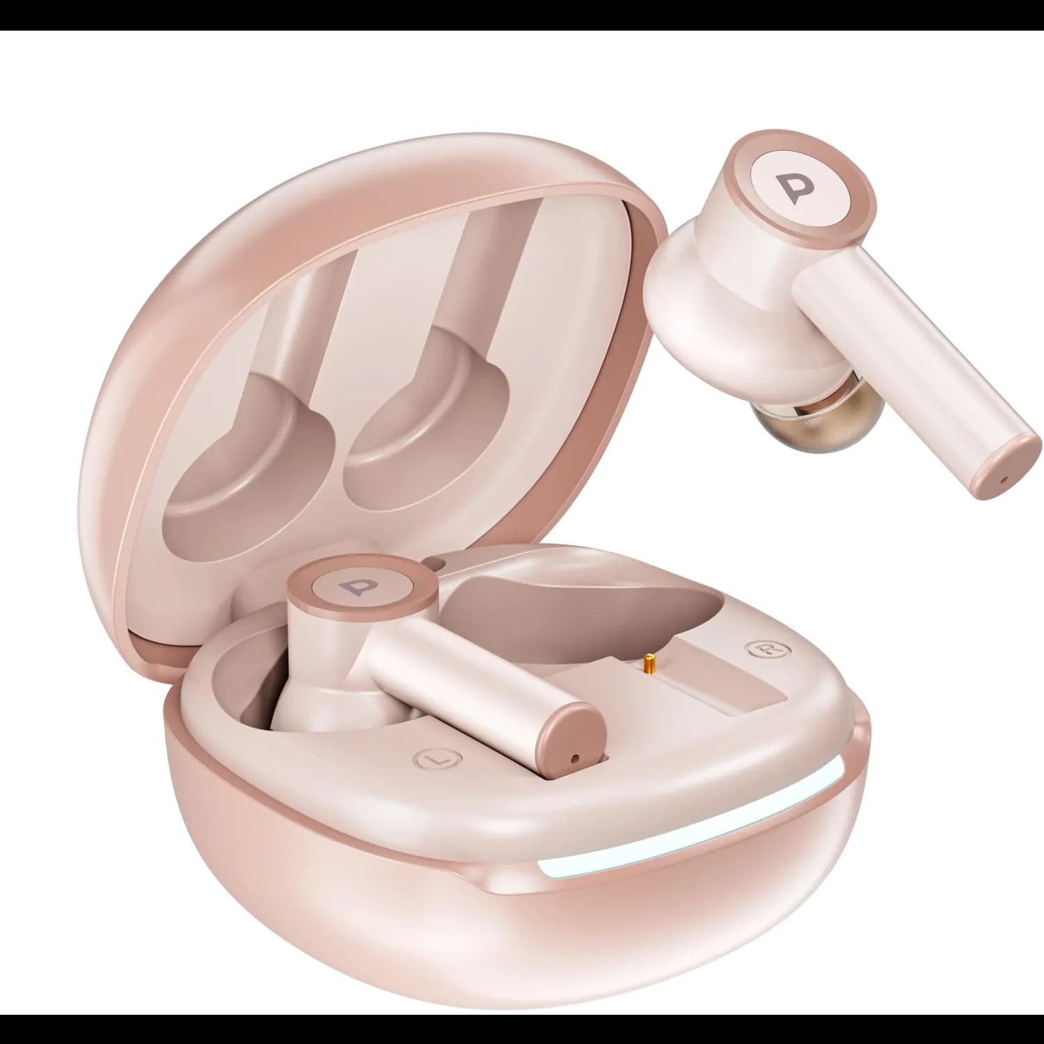 Powerology Wireless Earbuds SABA PWYX55 - ANC, 5H Playtime, Titanium White 5