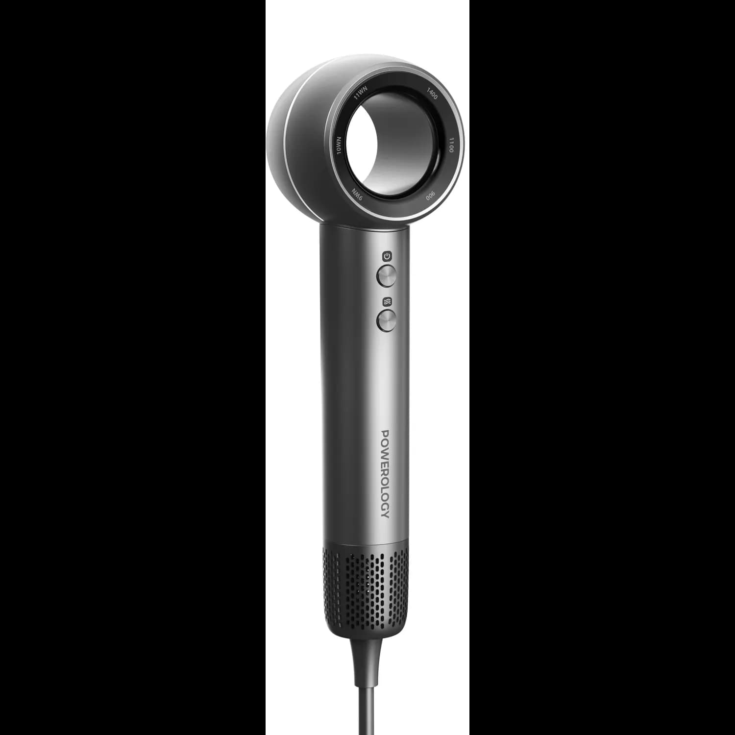 Powerology Hair Dryer - Ionic, Brushless Motor, Grey 5