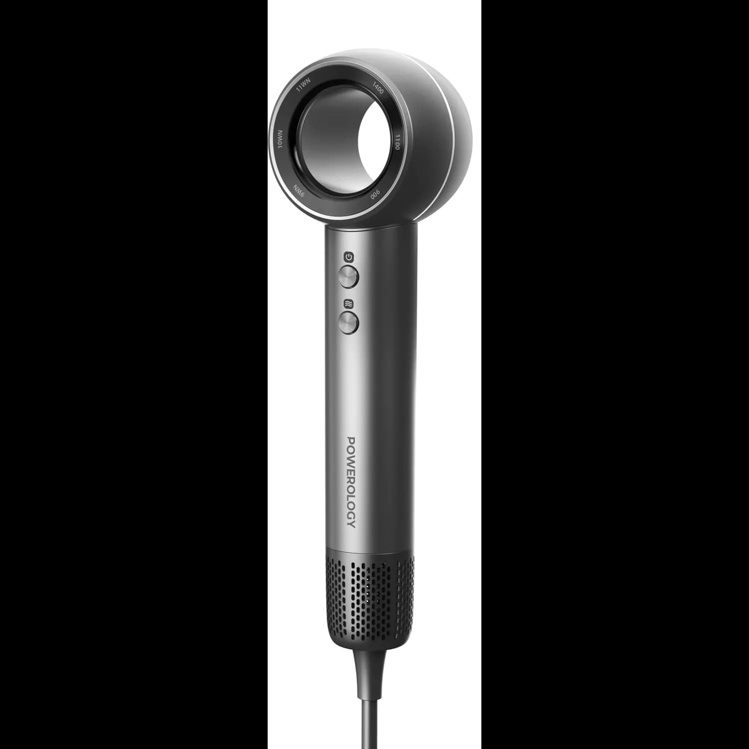 Powerology Hair Dryer - Ionic, Brushless Motor, Grey 1