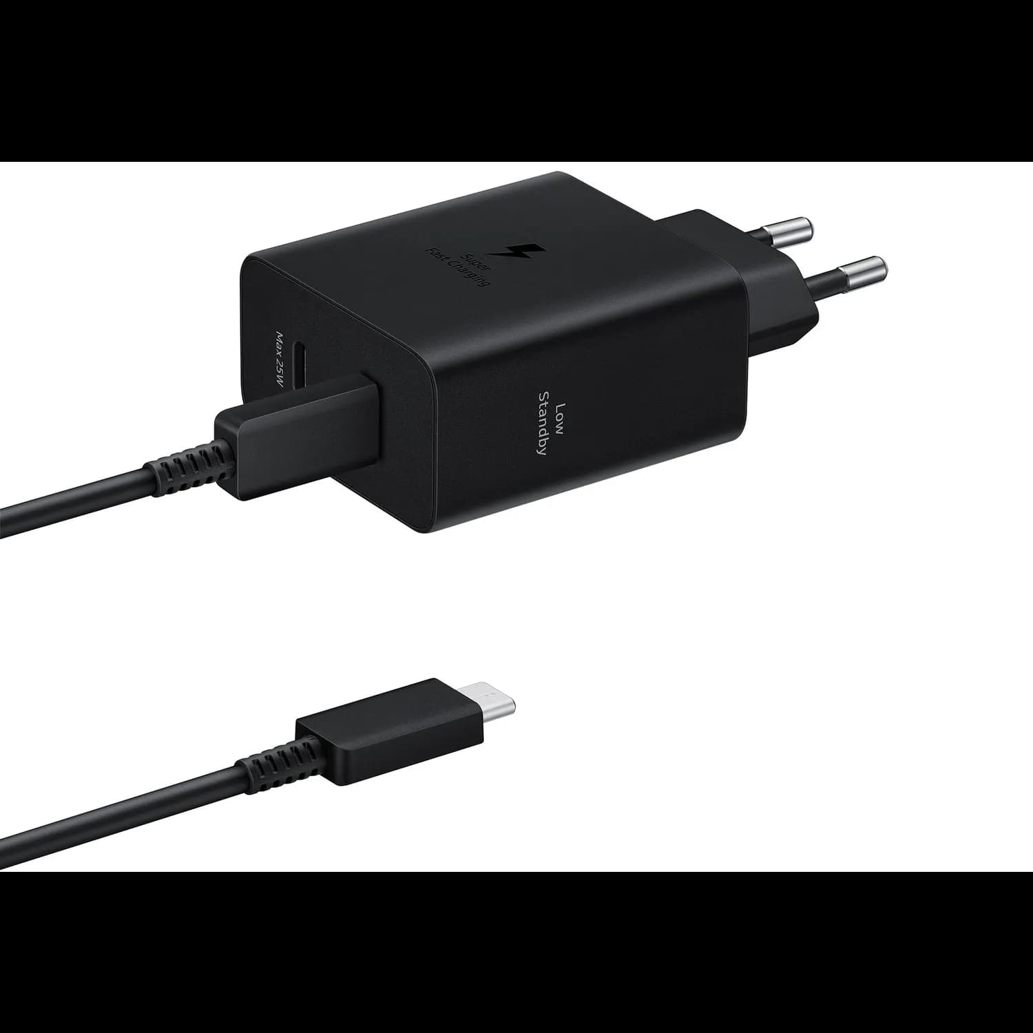 Samsung Power Adapter 50W Duo Super Fast Charging - Black — Black 1 Samsung Power Adapter 50W Duo Super Fast Charging - Black — Black 1