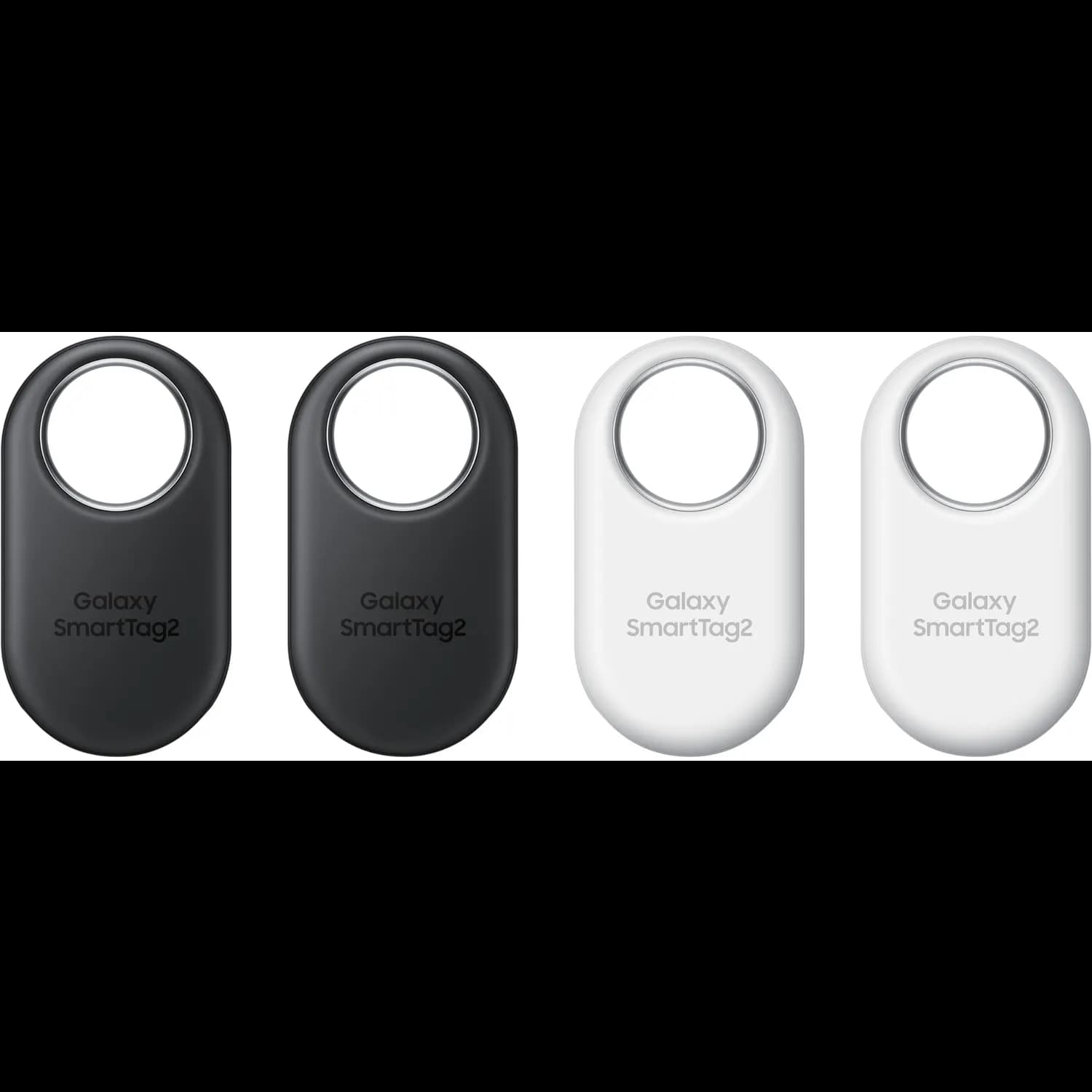 Samsung SmartTag2 (2023) - Bluetooth + UWB, IP67, 4-Pack Black/White — White 2