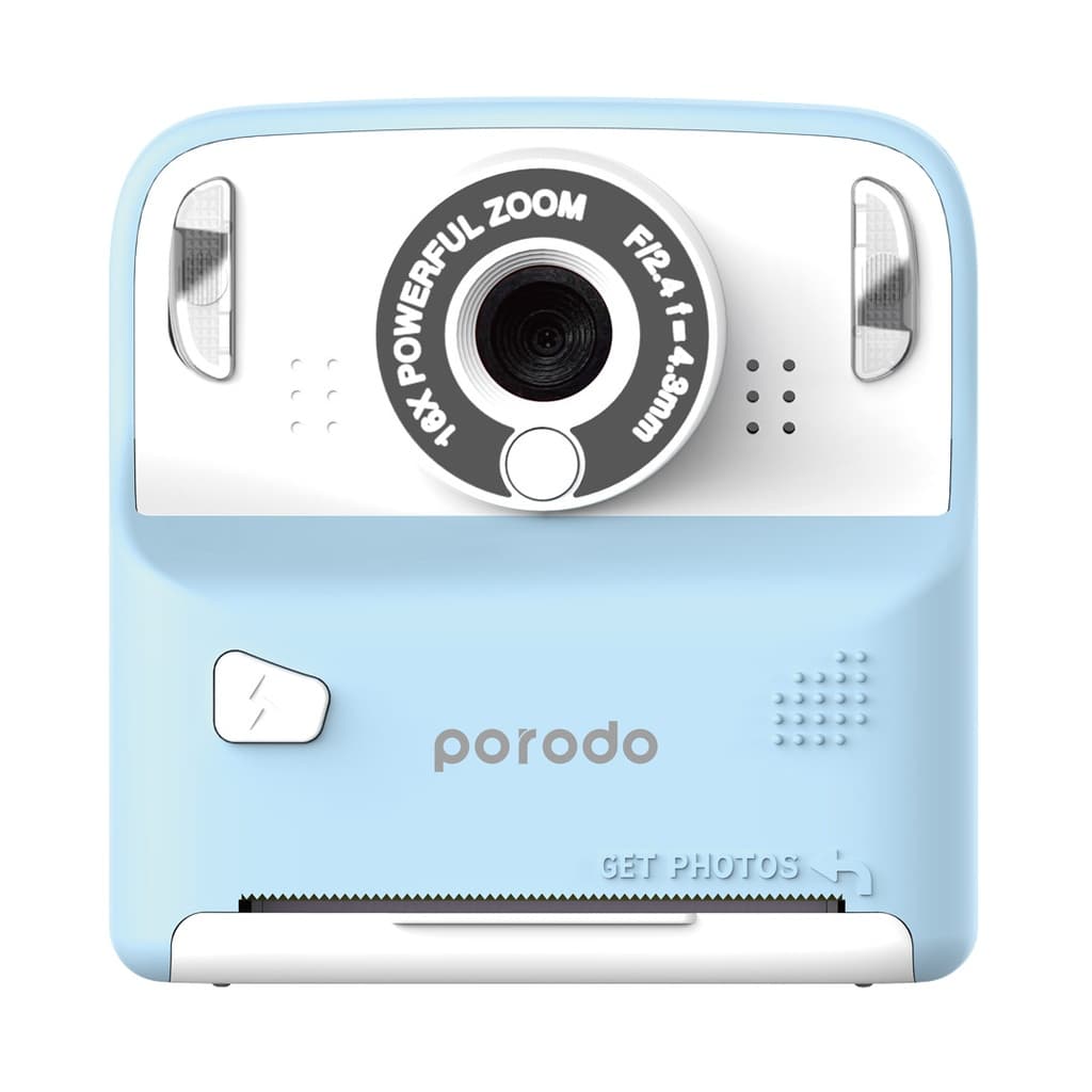 Porodo Lifestyle Kids Print Camera Thermal Printing — Blue 1 Porodo Lifestyle Kids Print Camera Thermal Printing — Blue 1