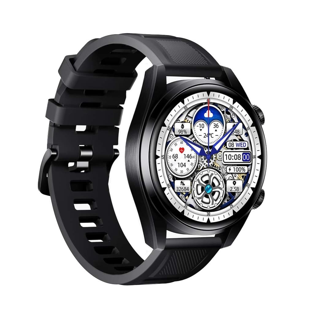 Porodo Nebula Smart Watch with 1.43“ AMOLED Display — Black 1 Porodo Nebula Smart Watch with 1.43“ AMOLED Display — Black 1