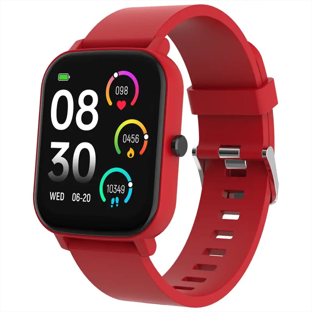 Porodo Endura Fit Smart Watch with 1.80" HD Display — Red 1 Porodo Endura Fit Smart Watch with 1.80" HD Display — Red 1