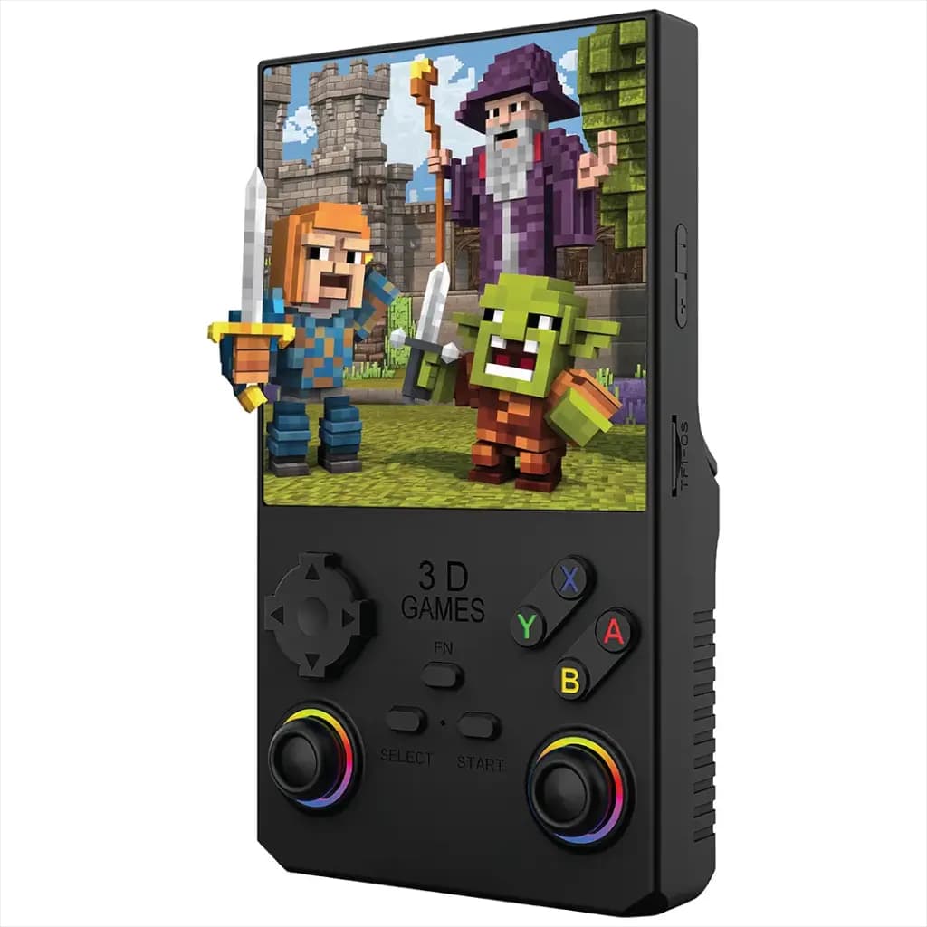 Porodo Gaming 4 Square Display Retro Handheld Game Console - Yellow Porodo Gaming 4 Square Display Retro Handheld Game Console - Yellow