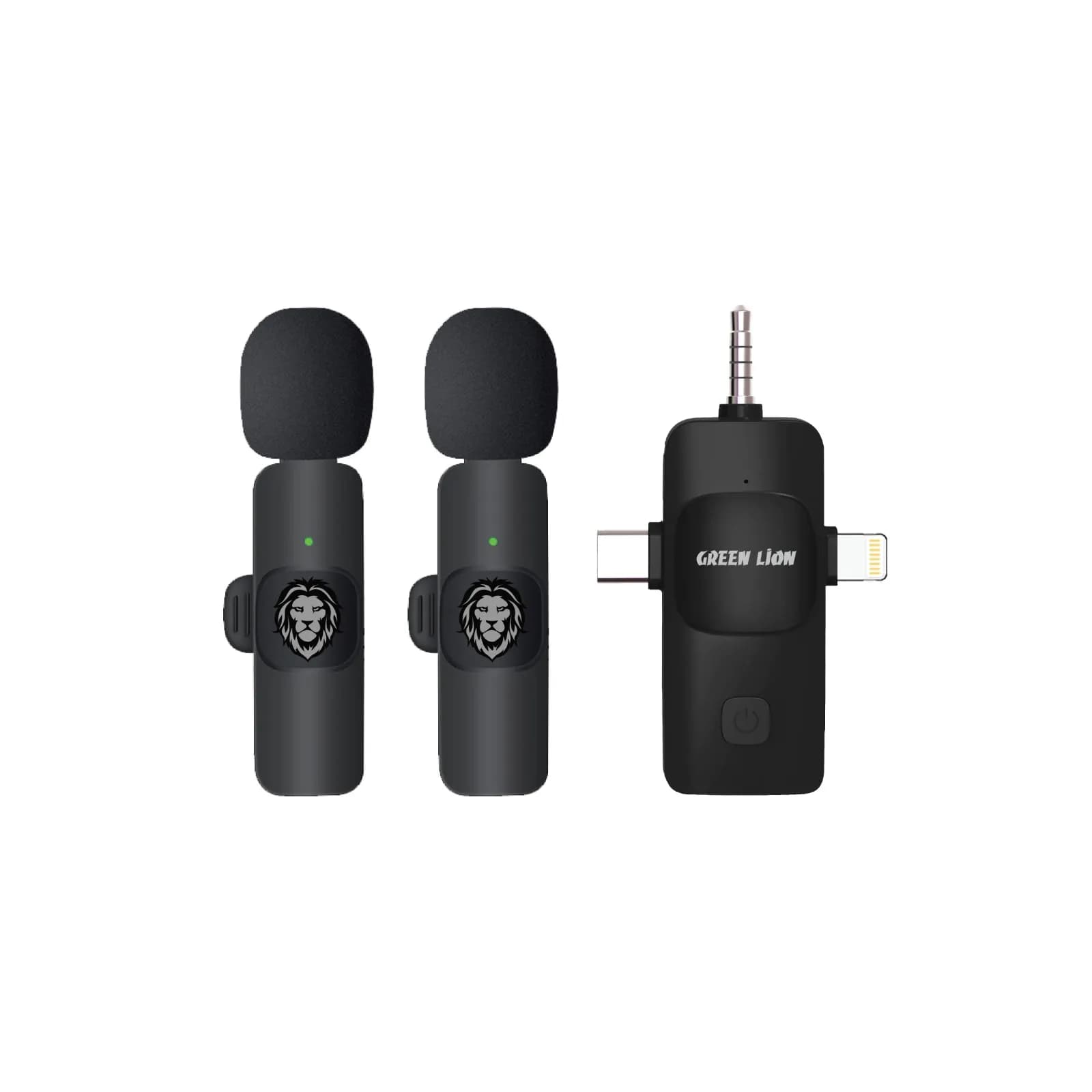 Green Lion Microphone GM-75X 3-in-1 Wireless - Black 1 Green Lion Microphone GM-75X 3-in-1 Wireless - Black 1