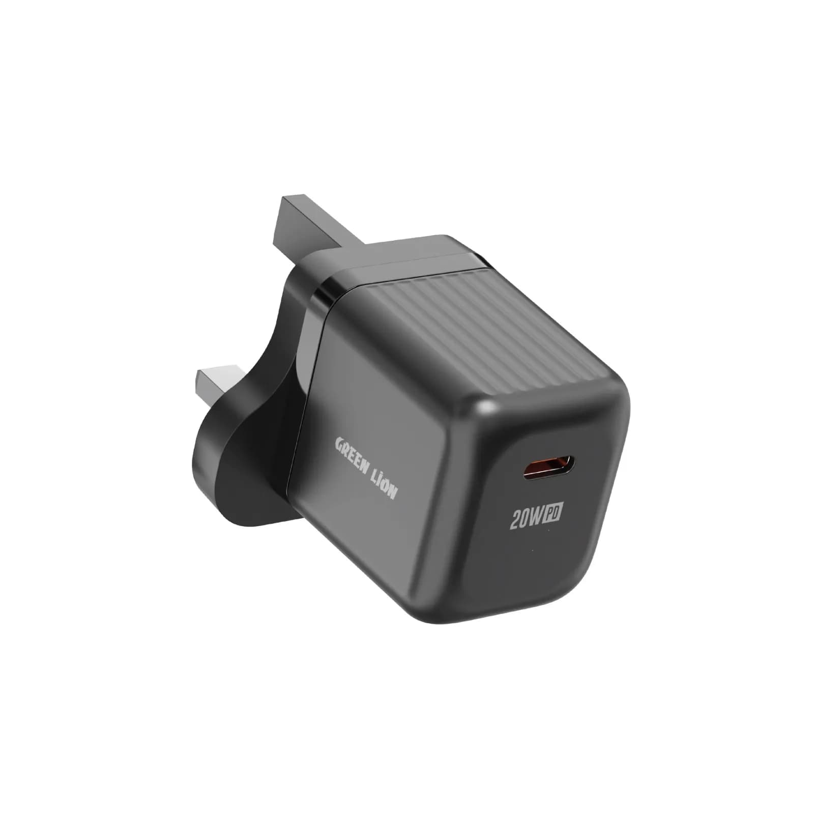 Green Lion GaN Wall Charger GNAD20PDCTCBK - 20W PD USB-C, Black 1 Green Lion GaN Wall Charger GNAD20PDCTCBK - 20W PD USB-C, Black 1