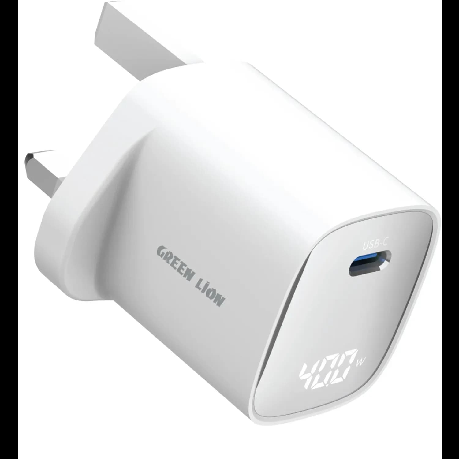 Green Lion Wall Charger AVS Series GNAVSWC60W - 60W GaN, White 1 Green Lion Wall Charger AVS Series GNAVSWC60W - 60W GaN, White 1