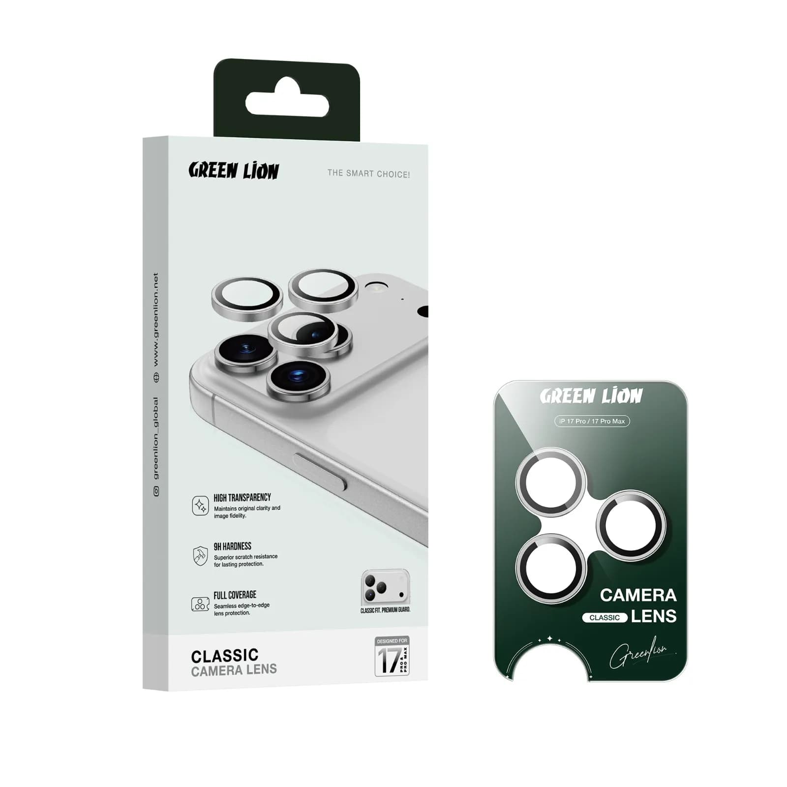 Green Lion Lens Protector iPhone 17 Pro/Pro Max - Diamond Hardness, Blue Titanium 1 Green Lion Lens Protector iPhone 17 Pro/Pro Max - Diamond Hardness, Blue Titanium 1