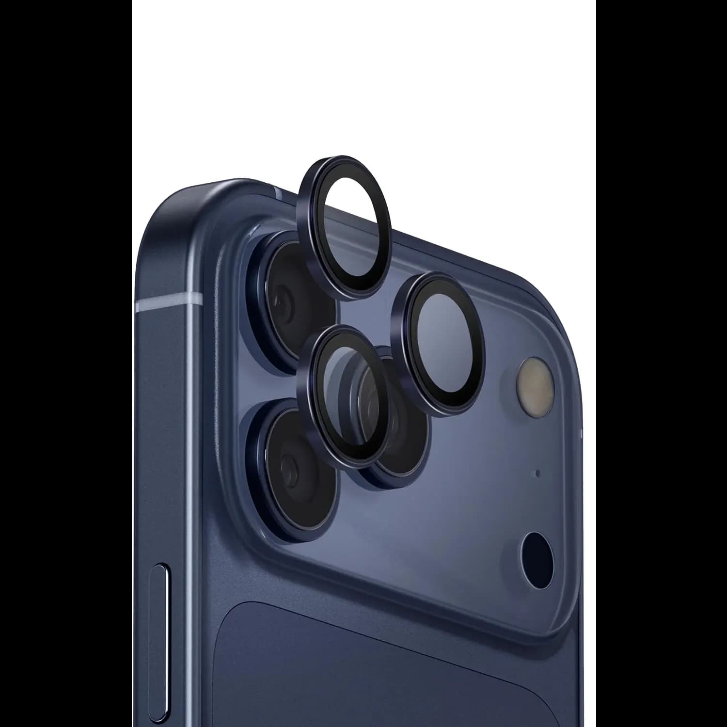 Green Lion Camera Lens Protector iPhone 17 Pro Max - 9H Tempered Glass, Blue — Blue Green Lion Camera Lens Protector iPhone 17 Pro Max - 9H Tempered Glass, Blue — Blue