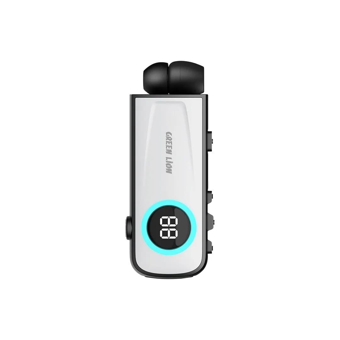 Green Lion Communicate Mono Bluetooth Headset - White 1 Green Lion Communicate Mono Bluetooth Headset - White 1