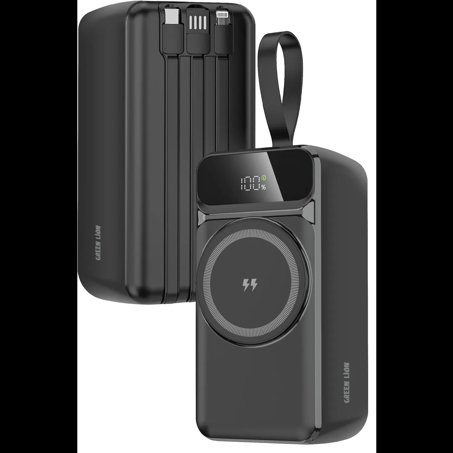Green Lion Power Bank Everton - 40000mAh 20W PD, Black 1 Green Lion Power Bank Everton - 40000mAh 20W PD, Black 1