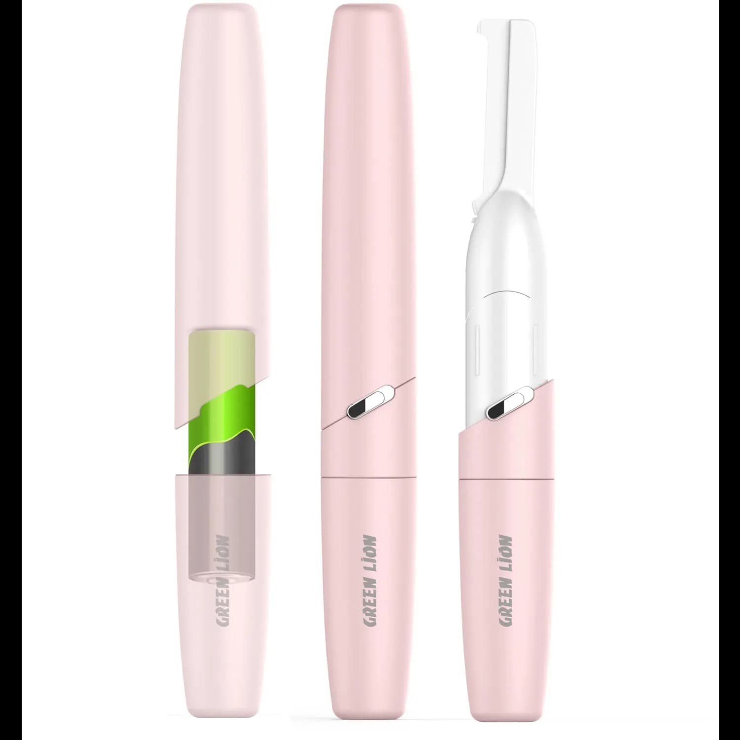 Green Lion Eyebrow Trimmer - Adjustable Angle, Pink 1 Green Lion Eyebrow Trimmer - Adjustable Angle, Pink 1