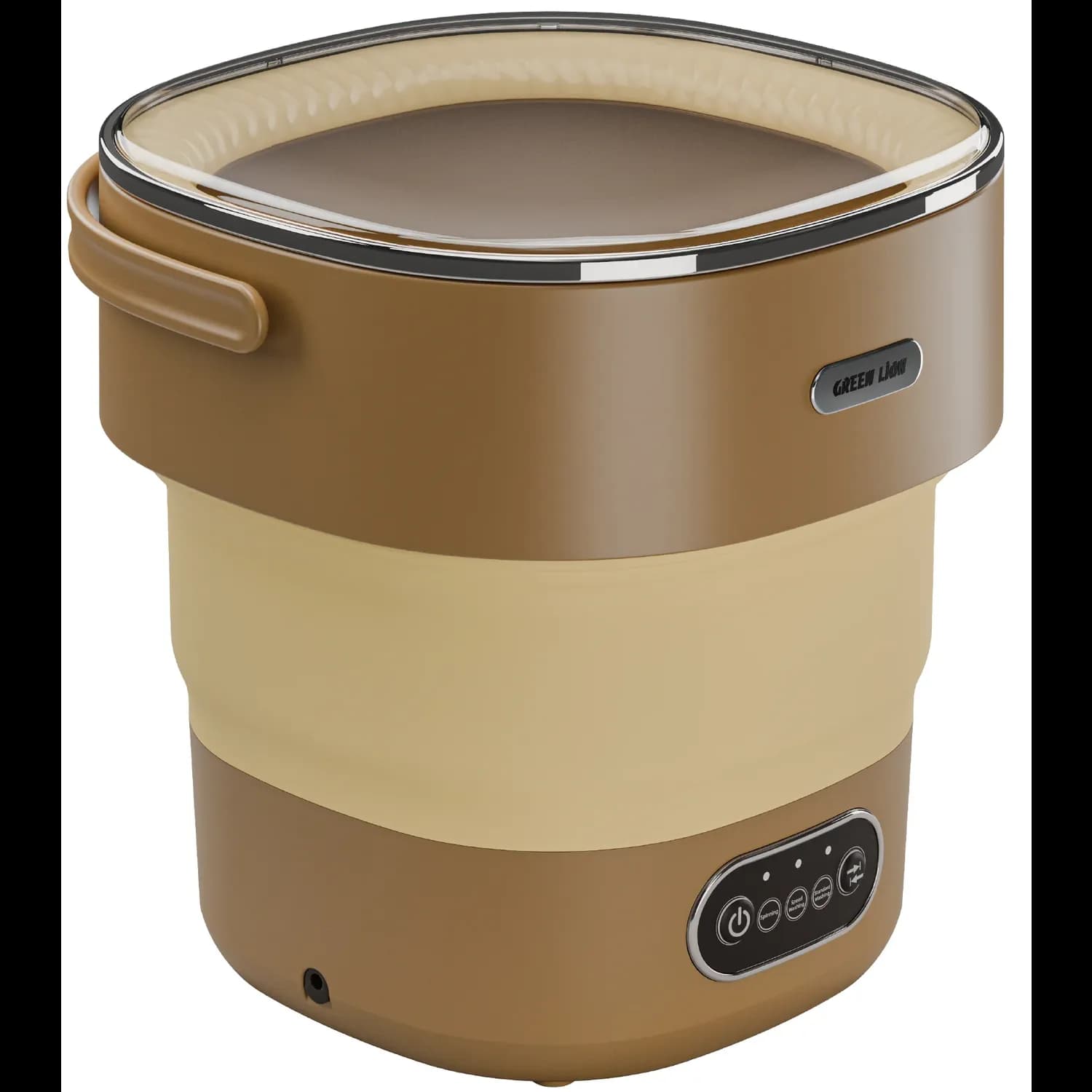 Green Lion Mini Washing Machine FOLD WASH 13L - Khaki 1 Green Lion Mini Washing Machine FOLD WASH 13L - Khaki 1