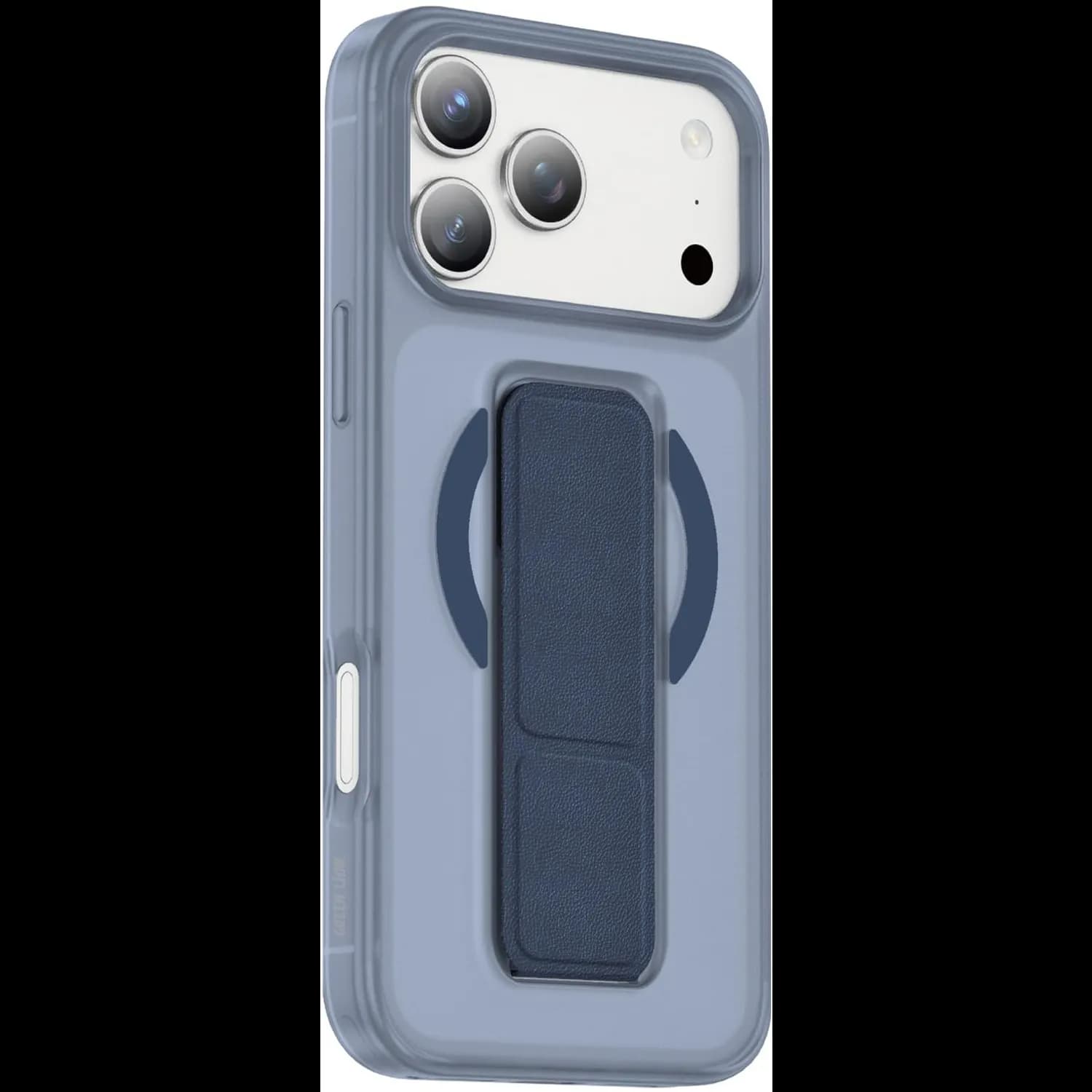 Green Lion GRIP 360 Case iPhone 17 Pro Max - Leather Grip Strap, Blue Titanium Green Lion GRIP 360 Case iPhone 17 Pro Max - Leather Grip Strap, Blue Titanium
