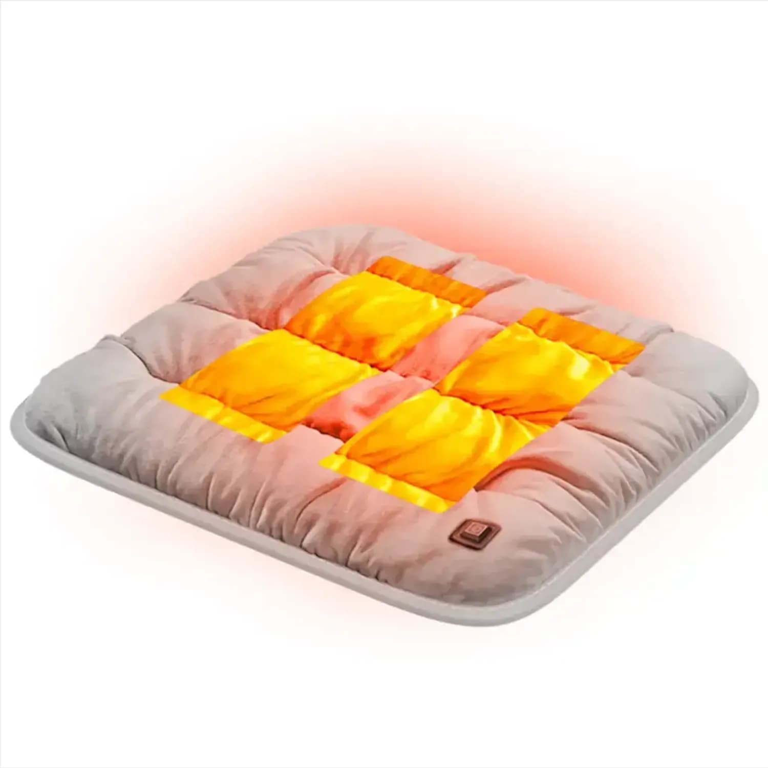 GREEN LION Heated Seat Cushion - 4 Heat Levels, Grey GREEN LION Heated Seat Cushion - 4 Heat Levels, Grey