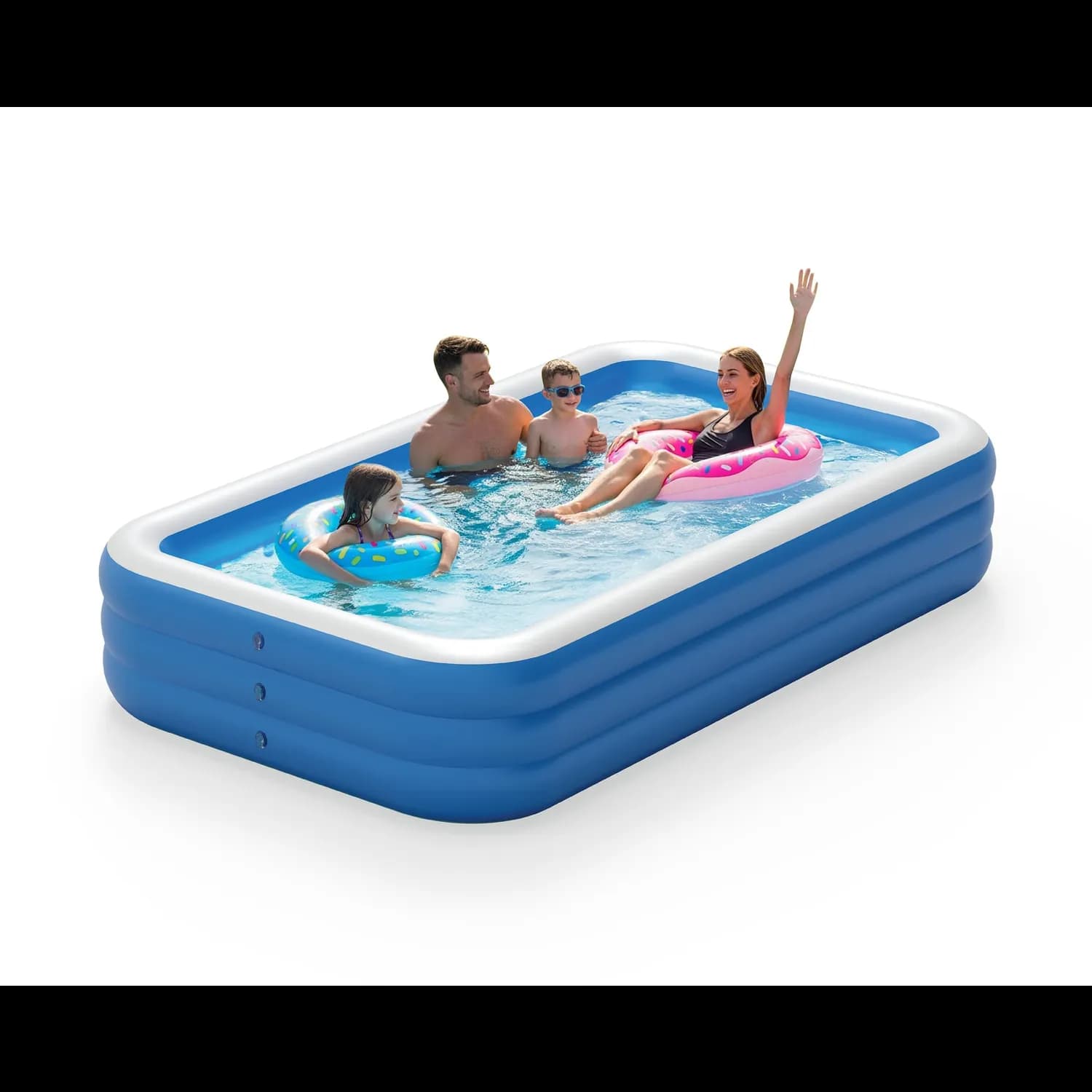 Green Lion Inflatable Swimming Pool - 880L, Blue 1 Green Lion Inflatable Swimming Pool - 880L, Blue 1