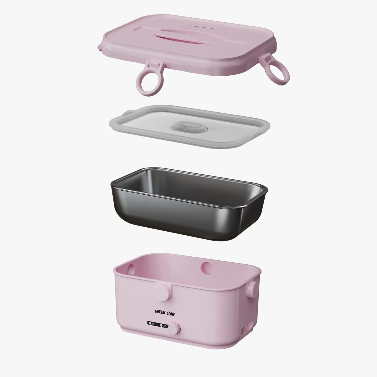 Green Lion Lunch Mate Electric Lunch Box - Pink 1 Green Lion Lunch Mate Electric Lunch Box - Pink 1