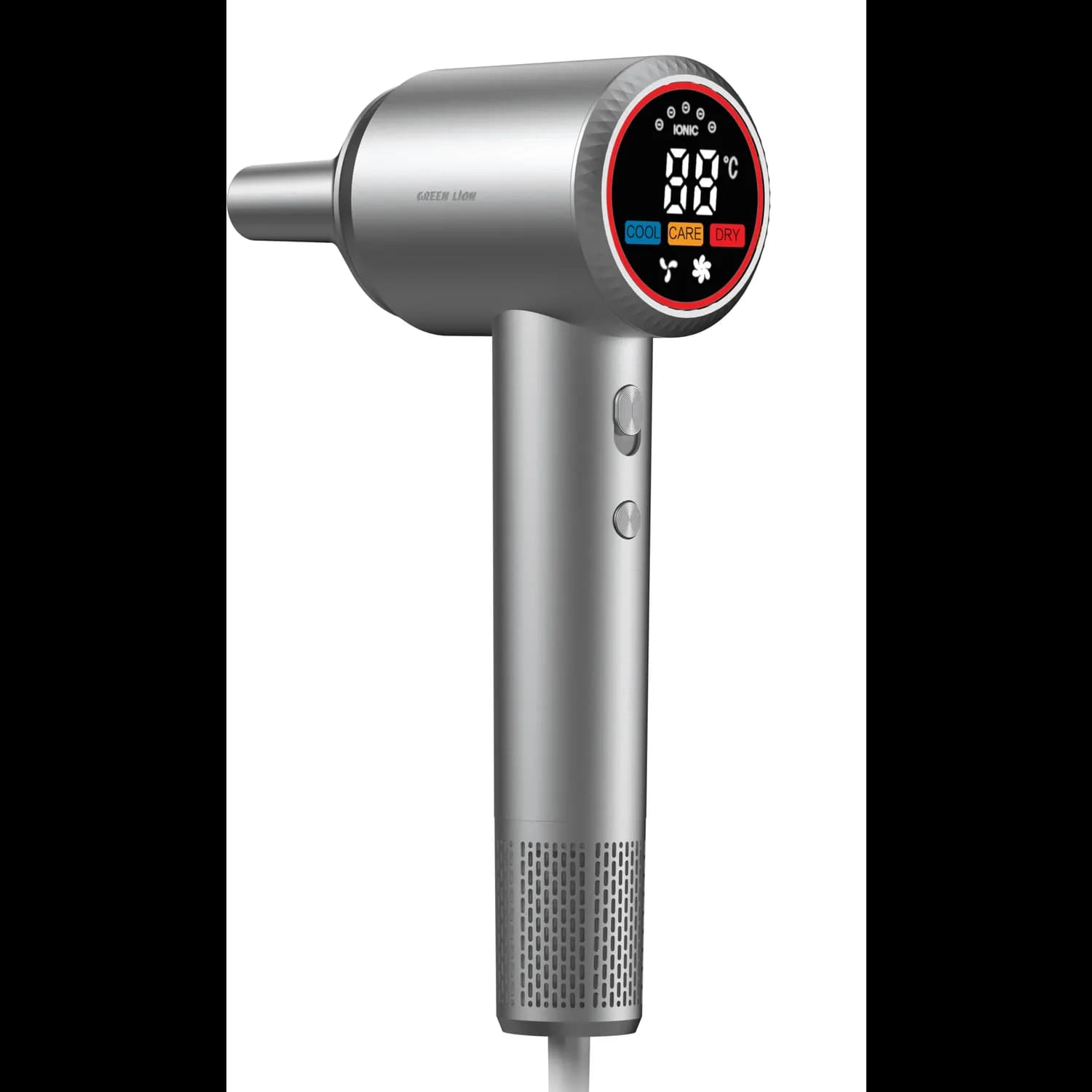 Green Lion Hair Dryer LUXAIR - 1600W, Digital Display, White — Grey 1 Green Lion Hair Dryer LUXAIR - 1600W, Digital Display, White — Grey 1